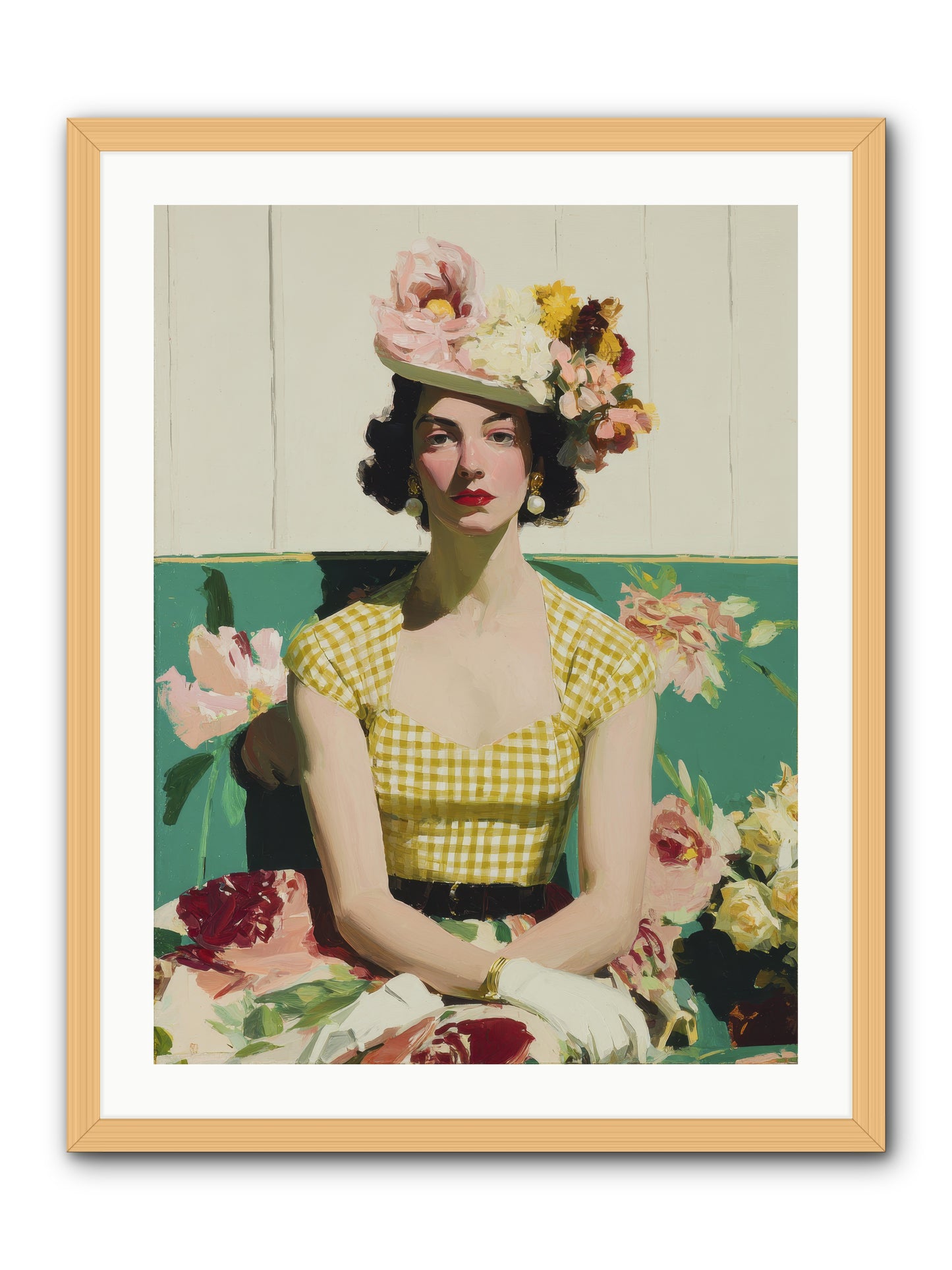 The One Who Commanded Spring -- Framed Print - Natural 24x32