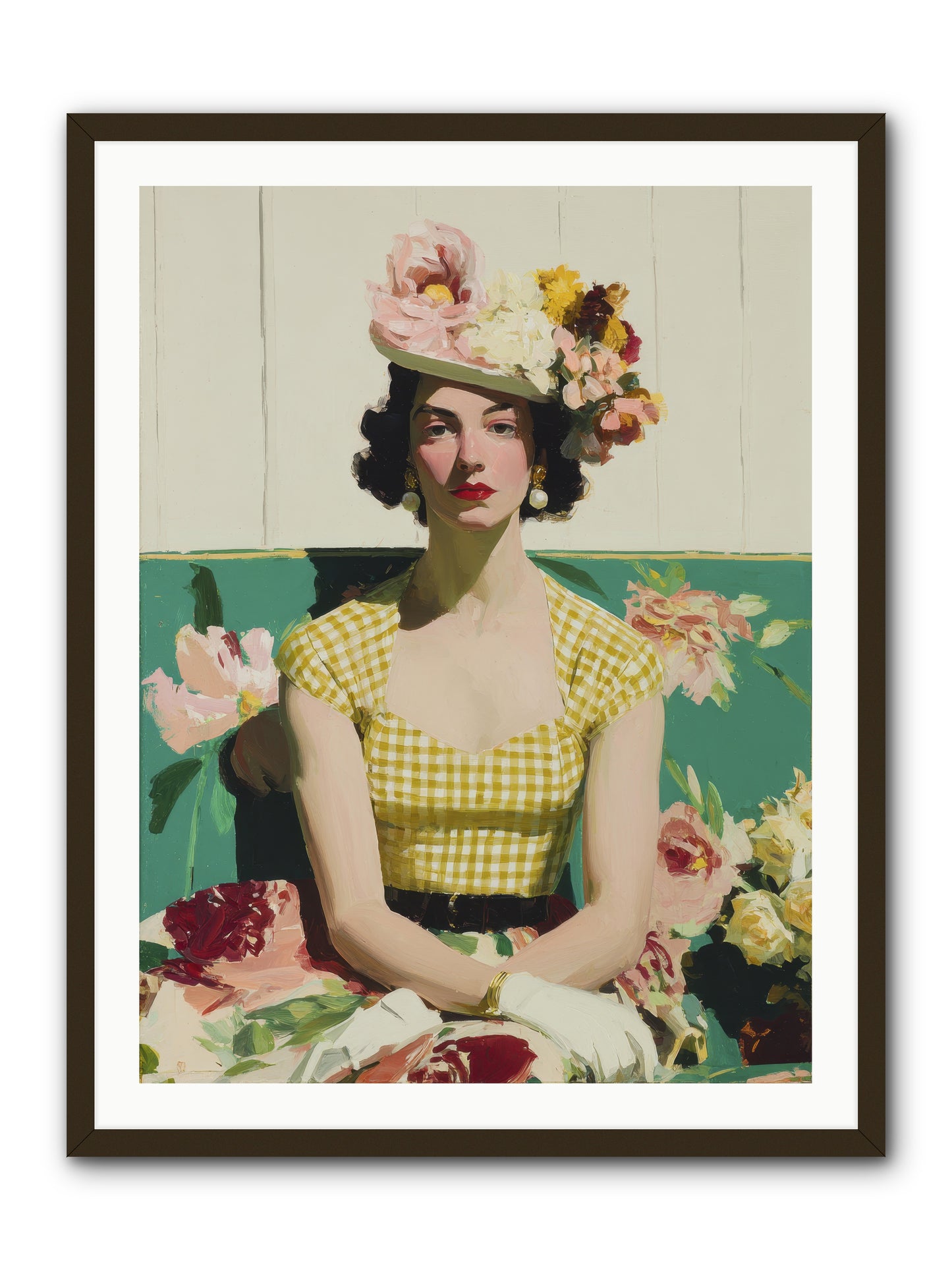The One Who Commanded Spring -- Framed Print - Black 30x40