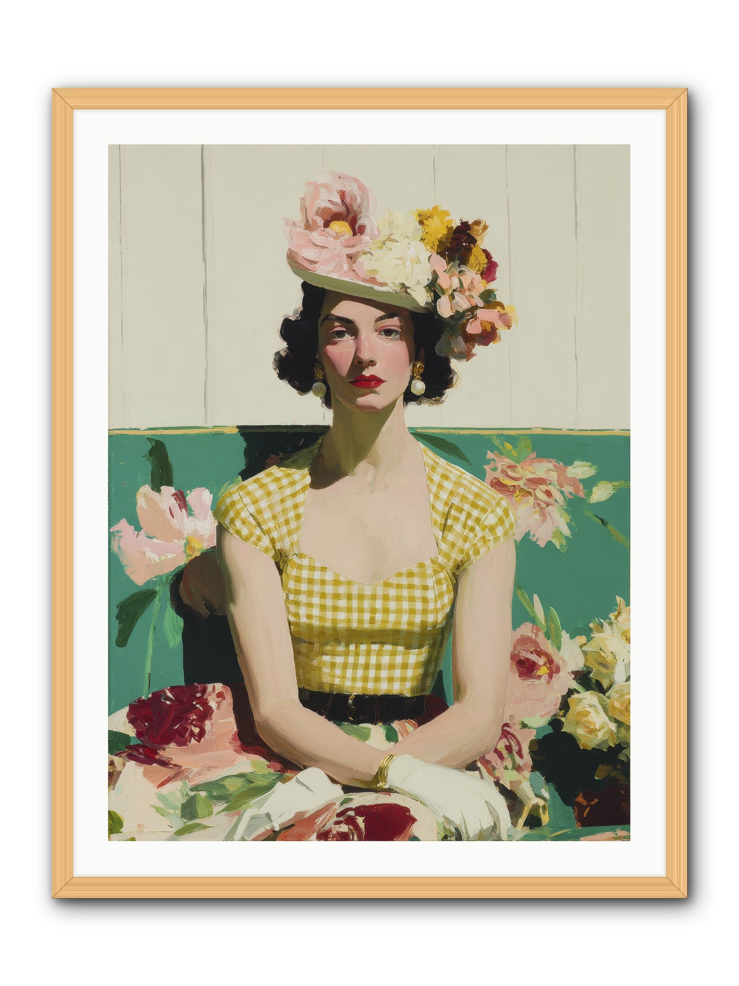The One Who Commanded Spring -- Framed Print - Natural 30x40