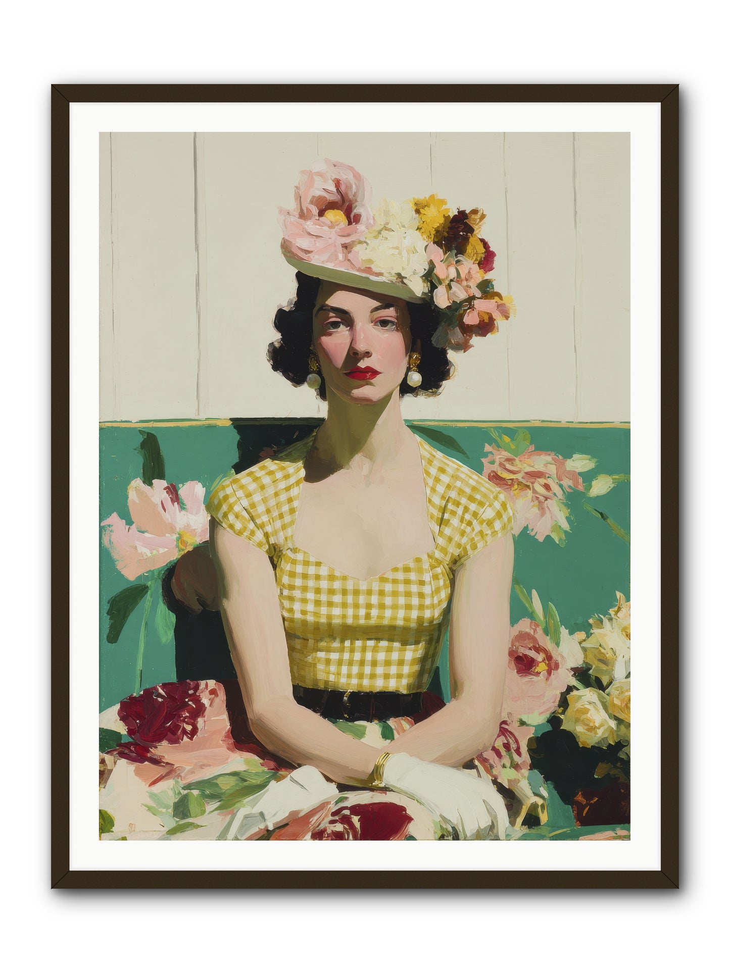 The One Who Commanded Spring -- Framed Print - Black 36x48
