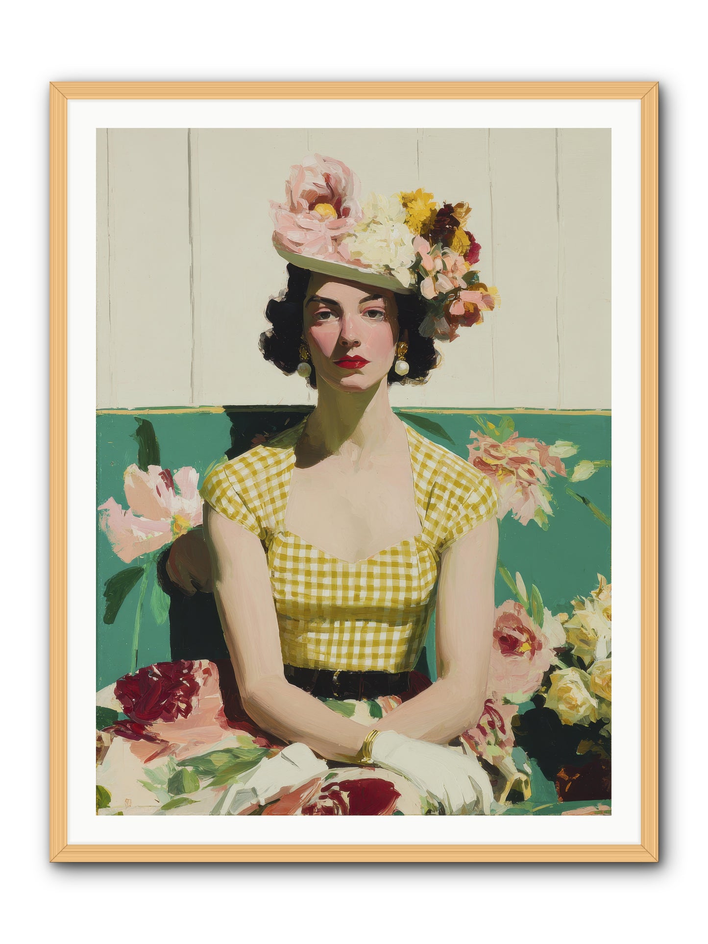 The One Who Commanded Spring -- Framed Print - Natural 36x48