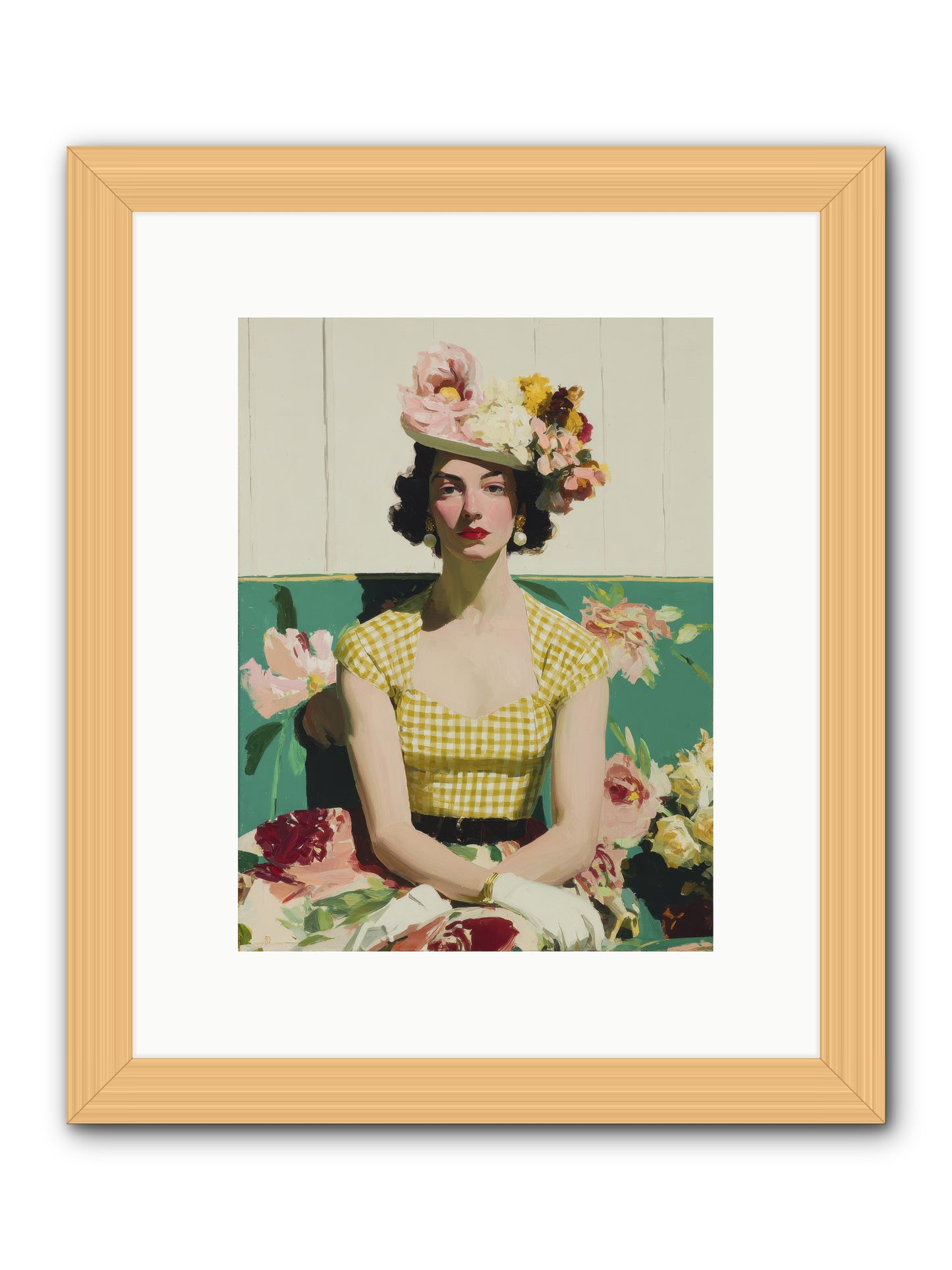 The One Who Commanded Spring -- Framed Print - Natural 9x12