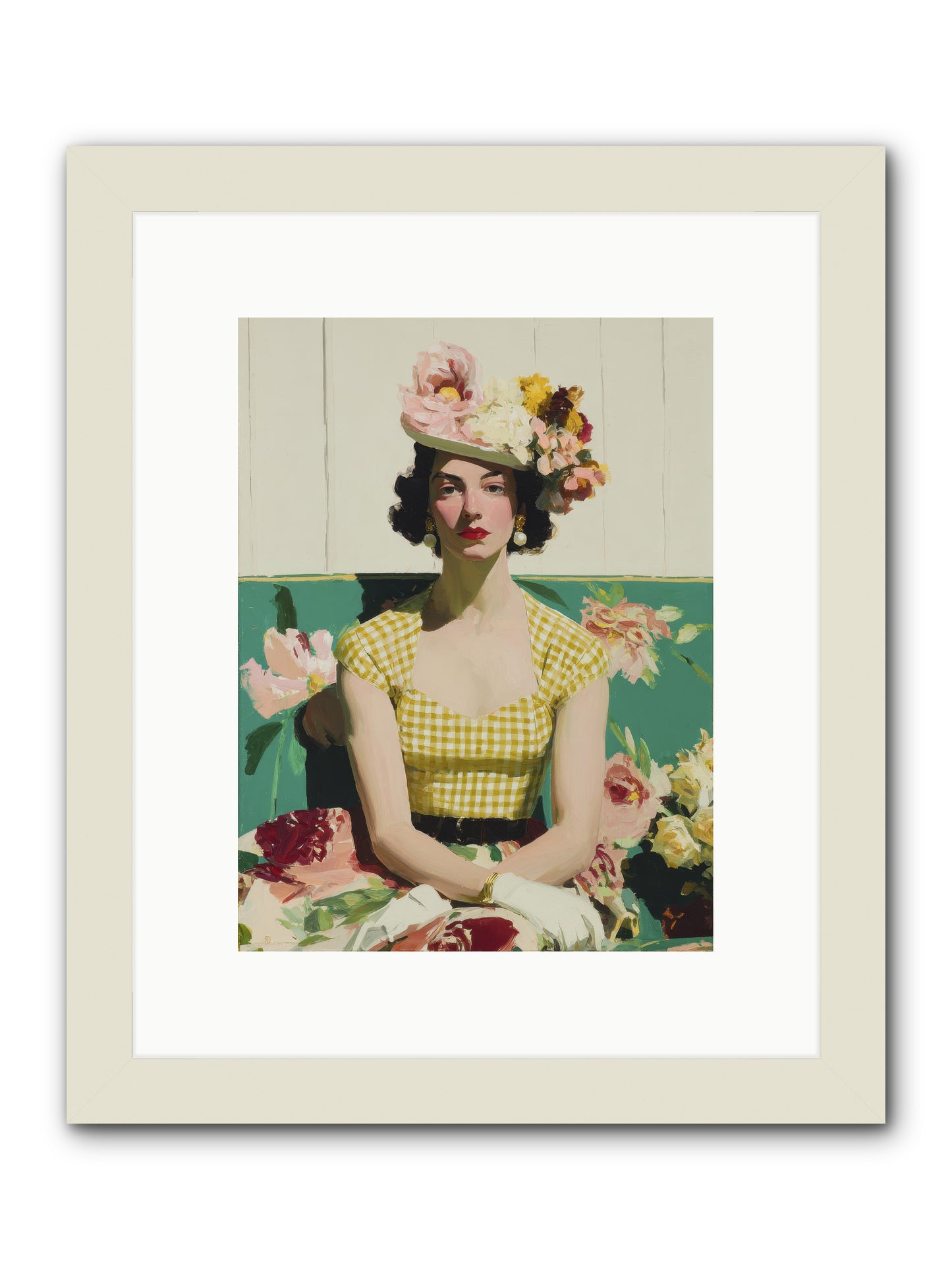 The One Who Commanded Spring -- Framed Print - White 9x12