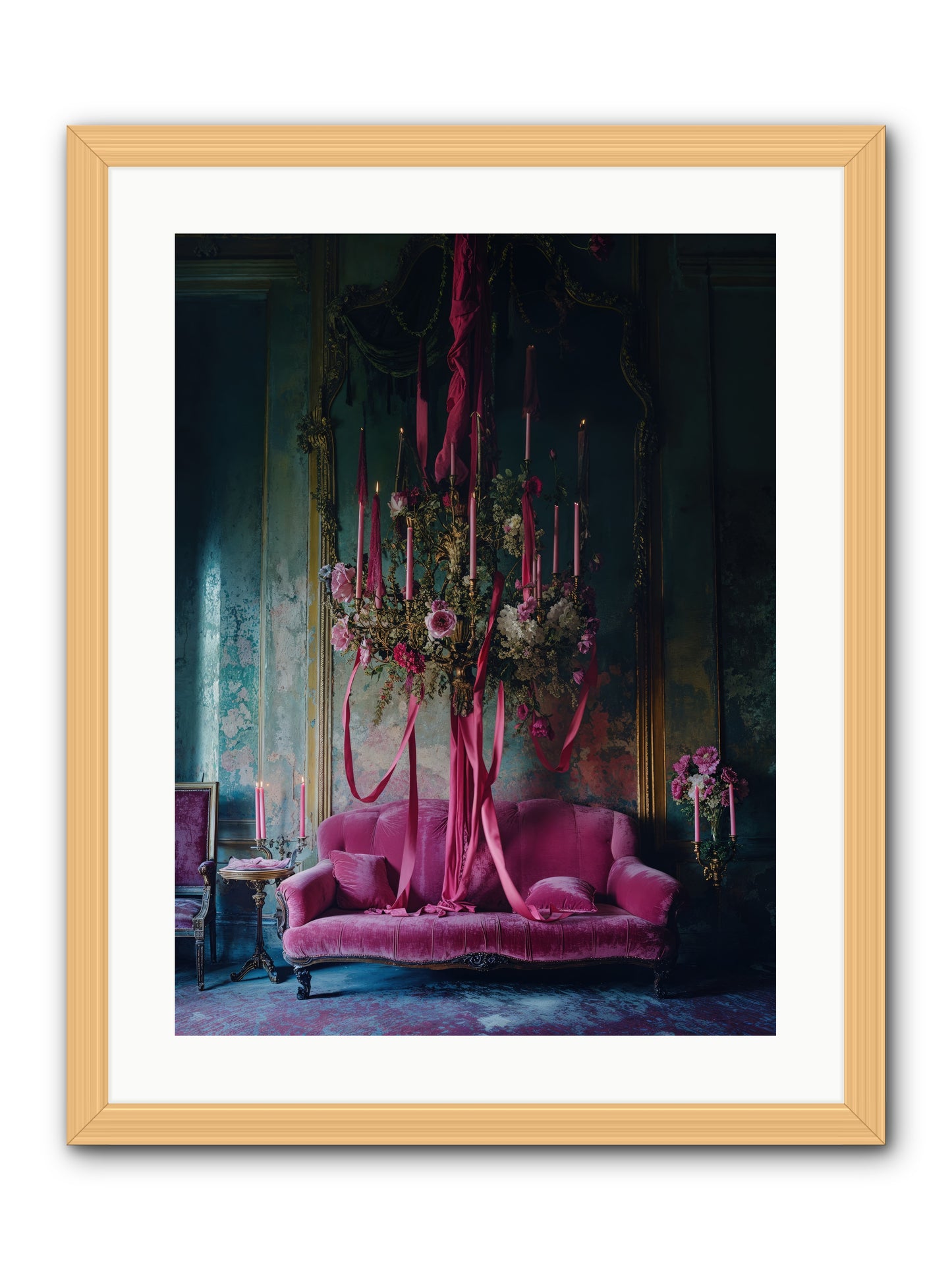 The Opera's Crown -- Framed Print - Natural 18x24