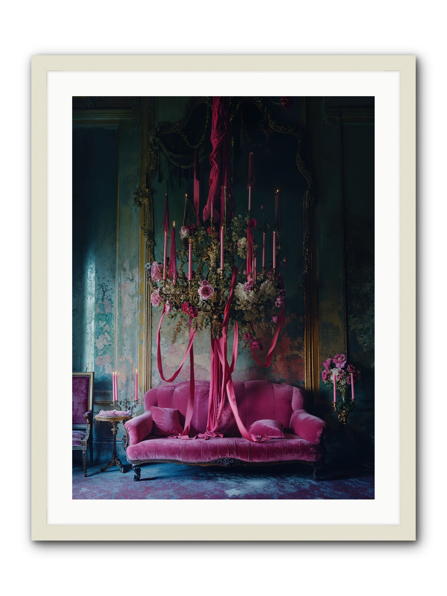 The Opera's Crown -- Framed Print - White 24x32