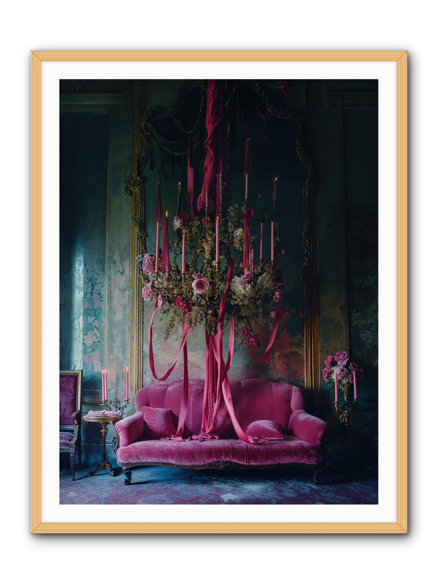 The Opera's Crown -- Framed Print - Natural 36x48