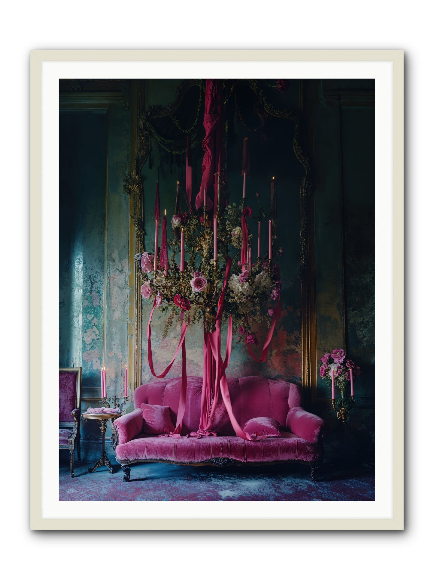 The Opera's Crown -- Framed Print - White 36x48