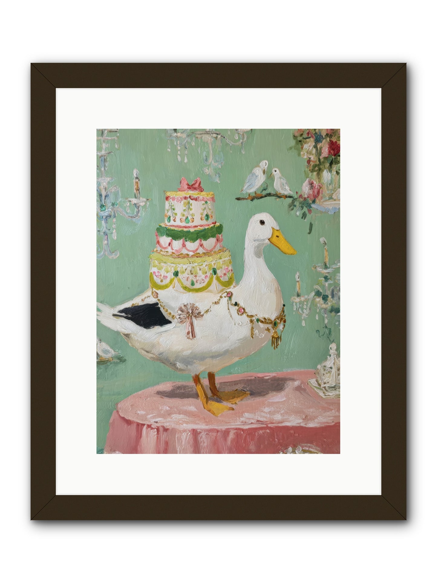 The Opulent Daydream -- Framed Print - Black 12x16