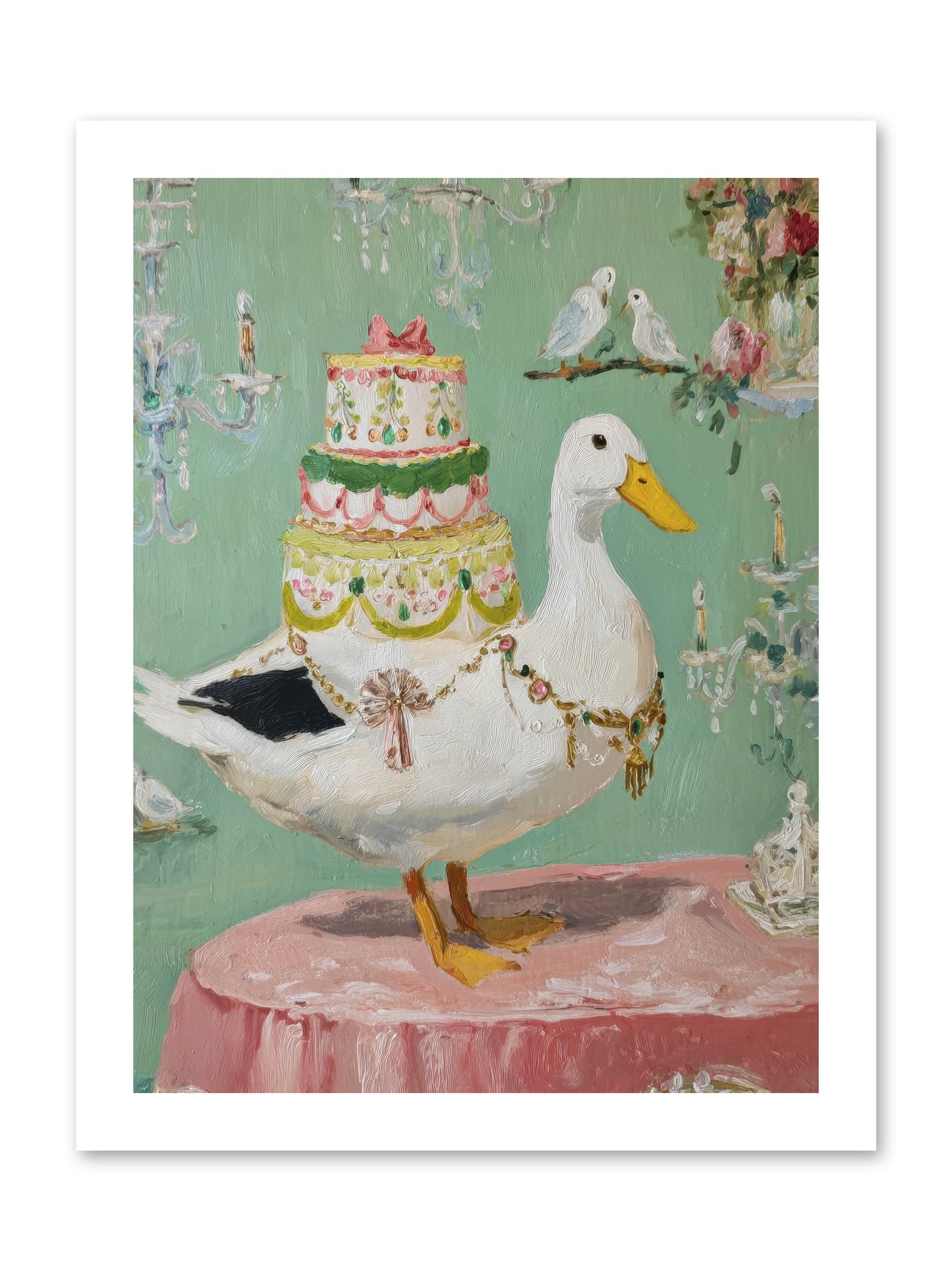 The Opulent Daydream -- Loose Canvas Print 12x16