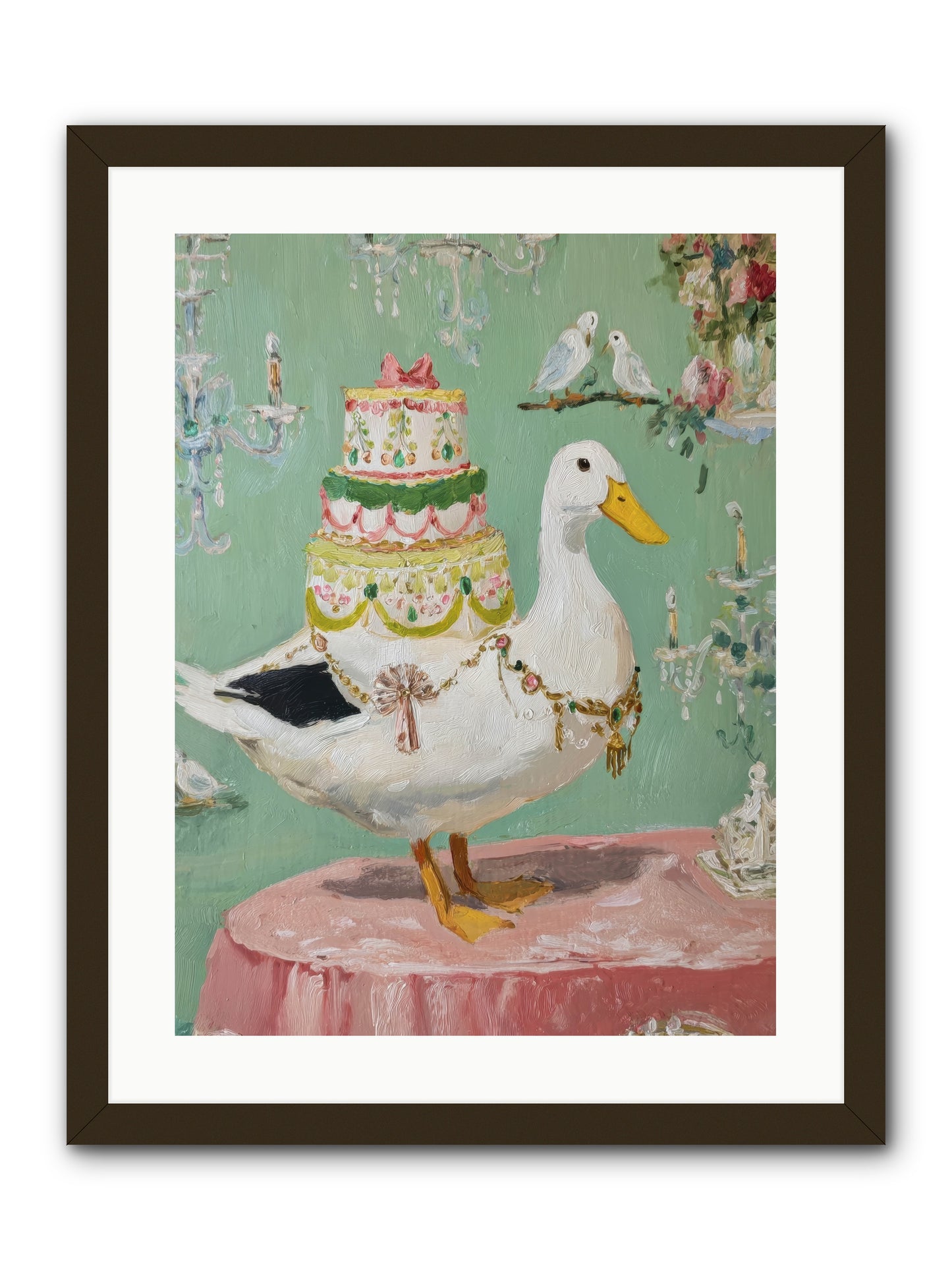 The Opulent Daydream -- Framed Print - Black 18x24