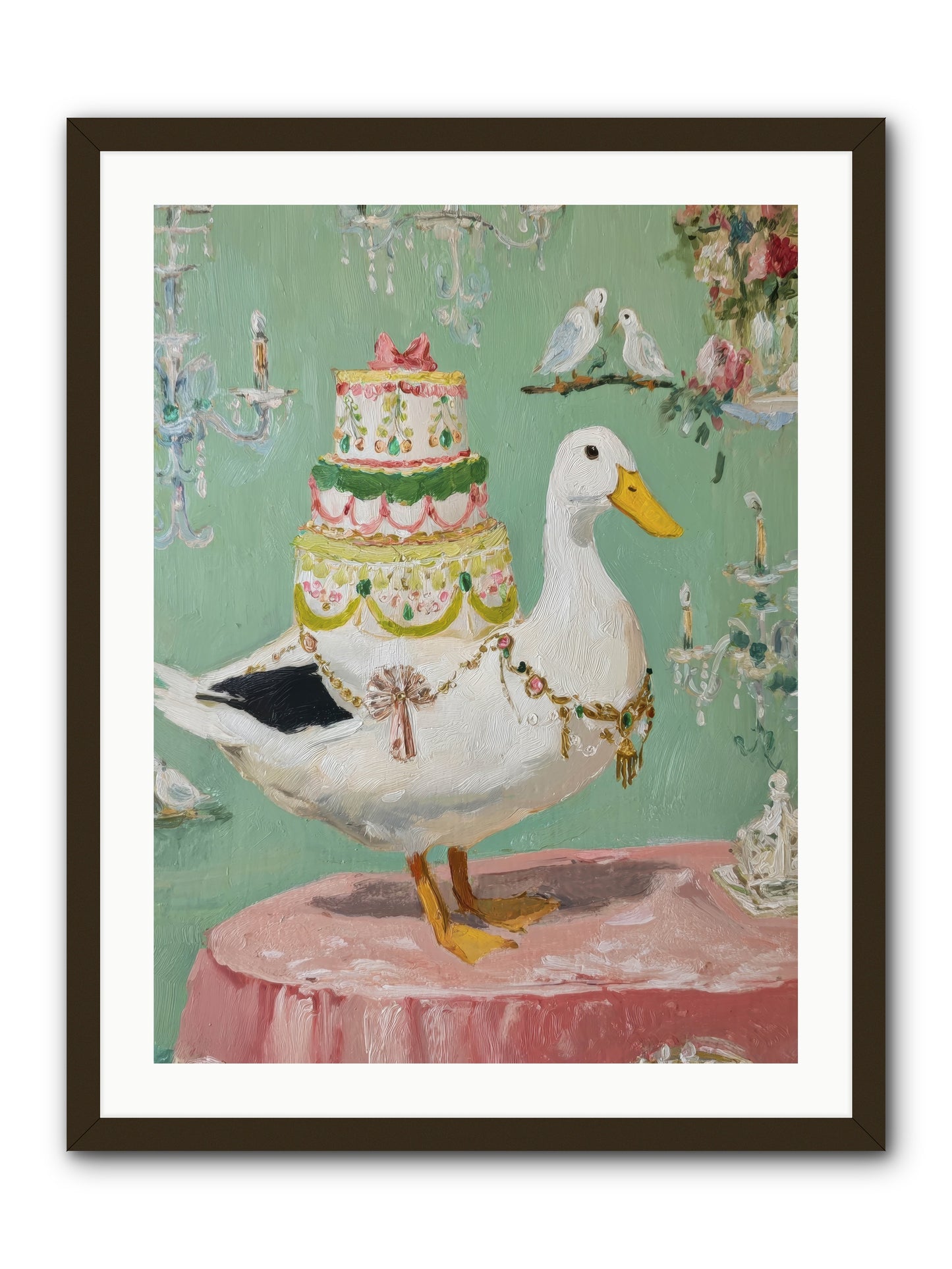 The Opulent Daydream -- Framed Print - Black 24x32