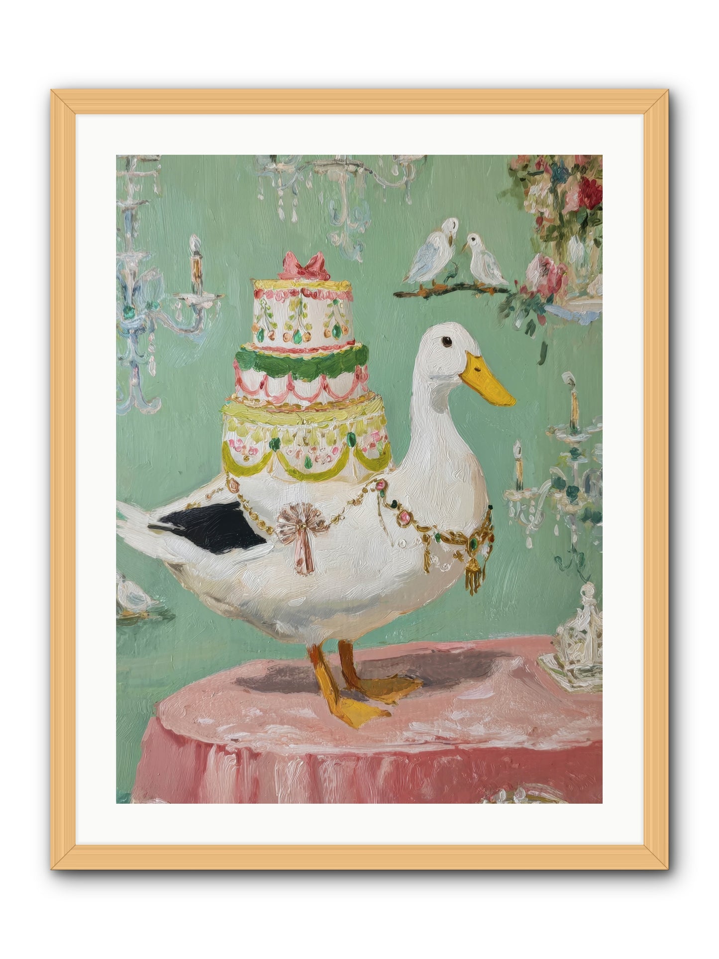 The Opulent Daydream -- Framed Print - Natural 24x32