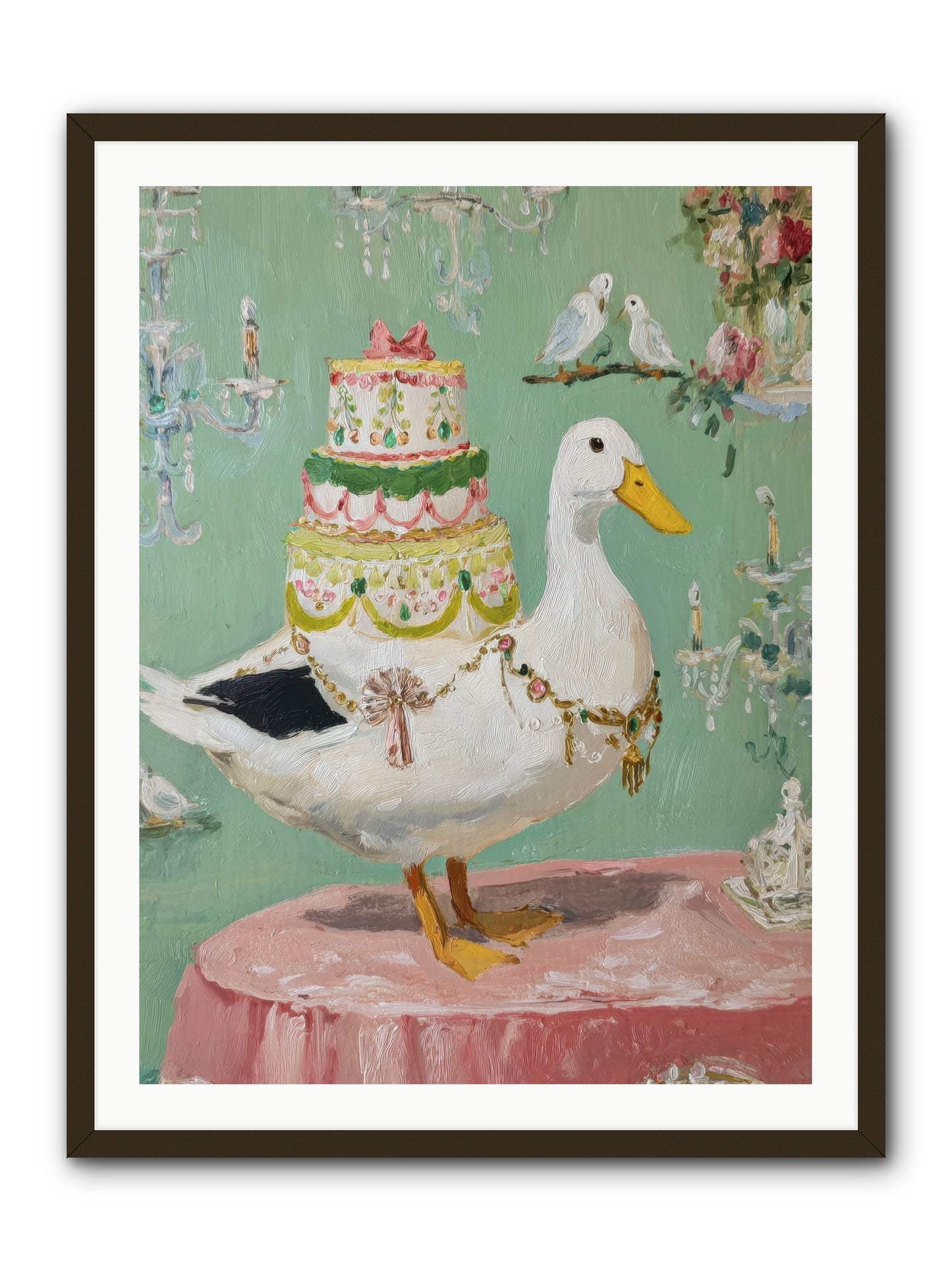 The Opulent Daydream -- Framed Print - Black 30x40