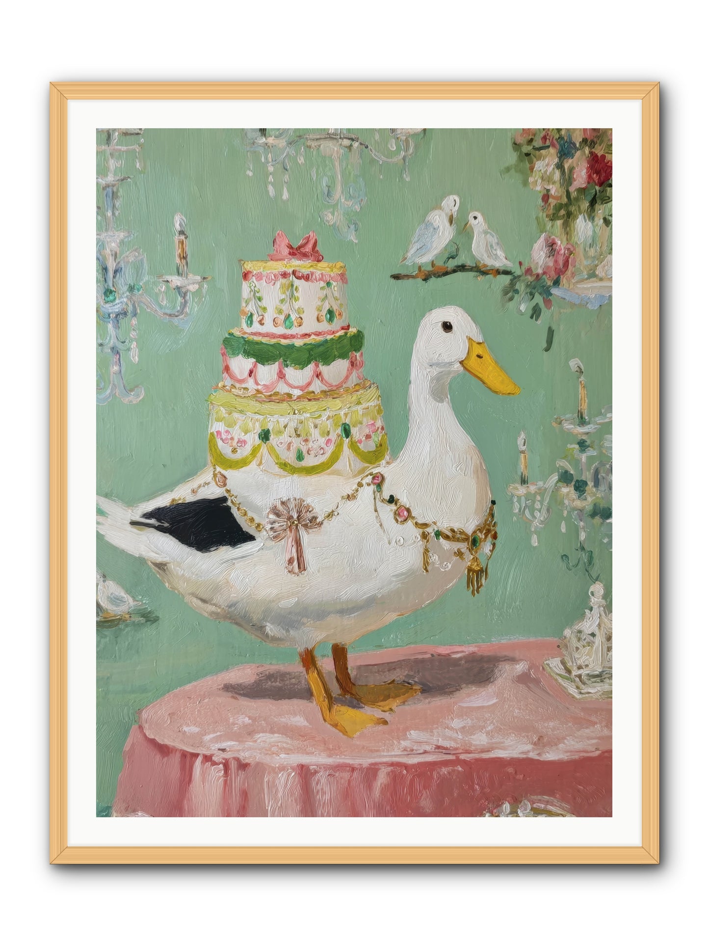 The Opulent Daydream -- Framed Print - Natural 36x48