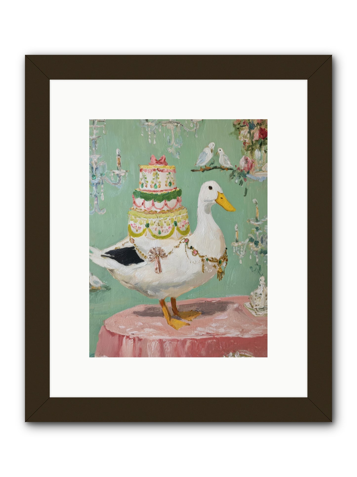 The Opulent Daydream -- Framed Print - Black 9x12