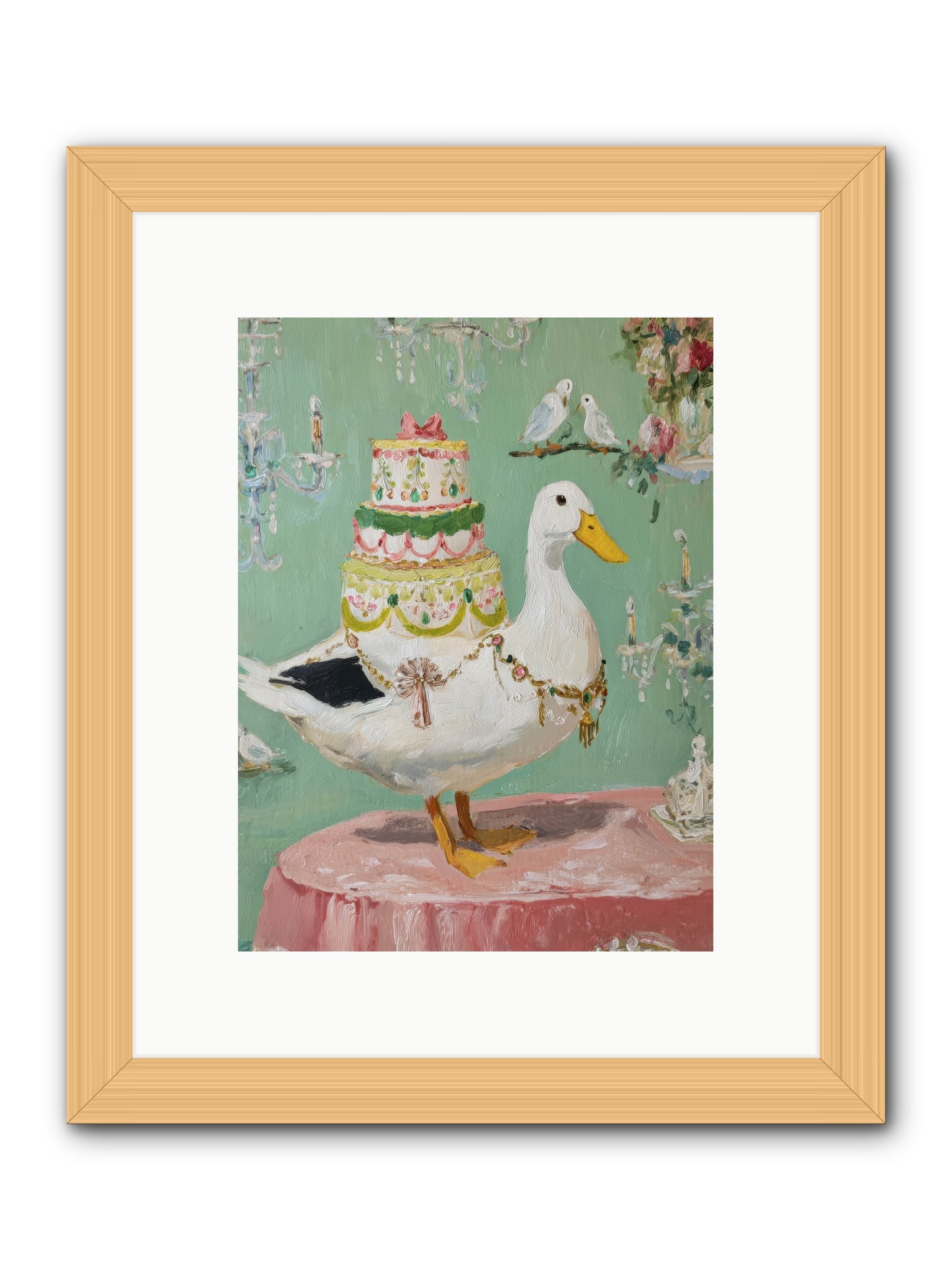 The Opulent Daydream -- Framed Print - Natural 9x12
