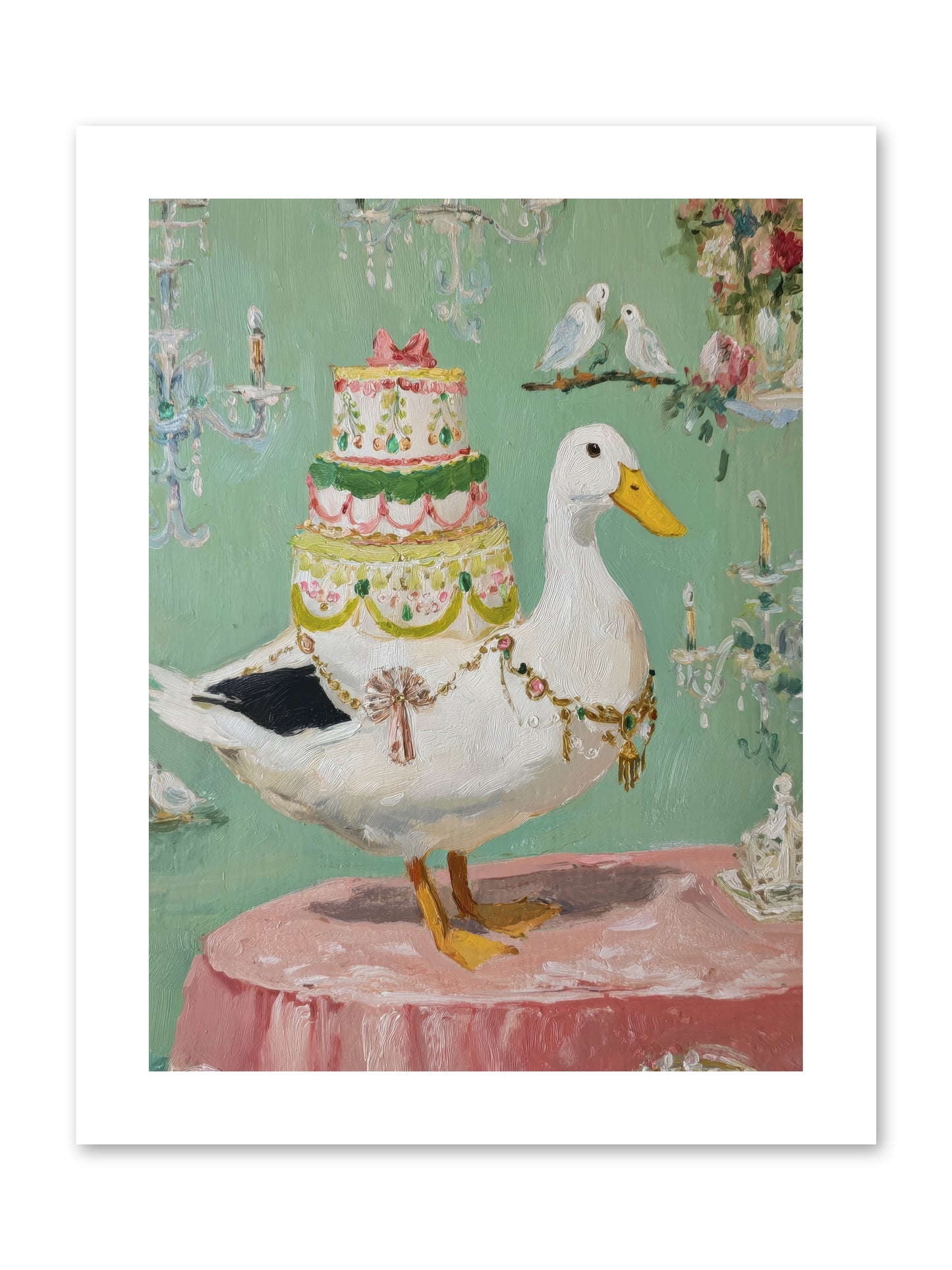 The Opulent Daydream -- Loose Canvas Print 9x12