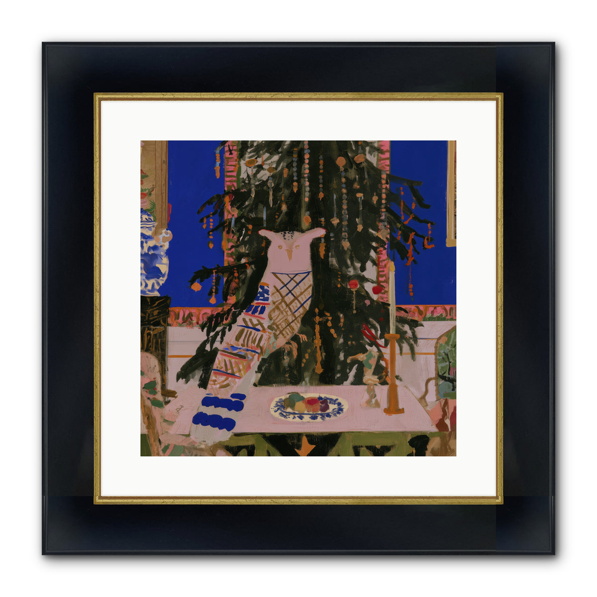 The Owl’s Winter Letter — The-Owl’s-Winter-Letter-16x16-Framed-Print-Wide-Black-w-Gold.jpg