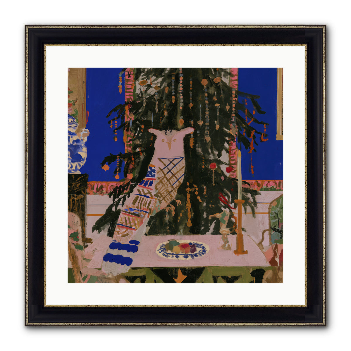 The Owl’s Winter Letter — The-Owl’s-Winter-Letter-20x20-Framed-Print-Black-Gold.jpg