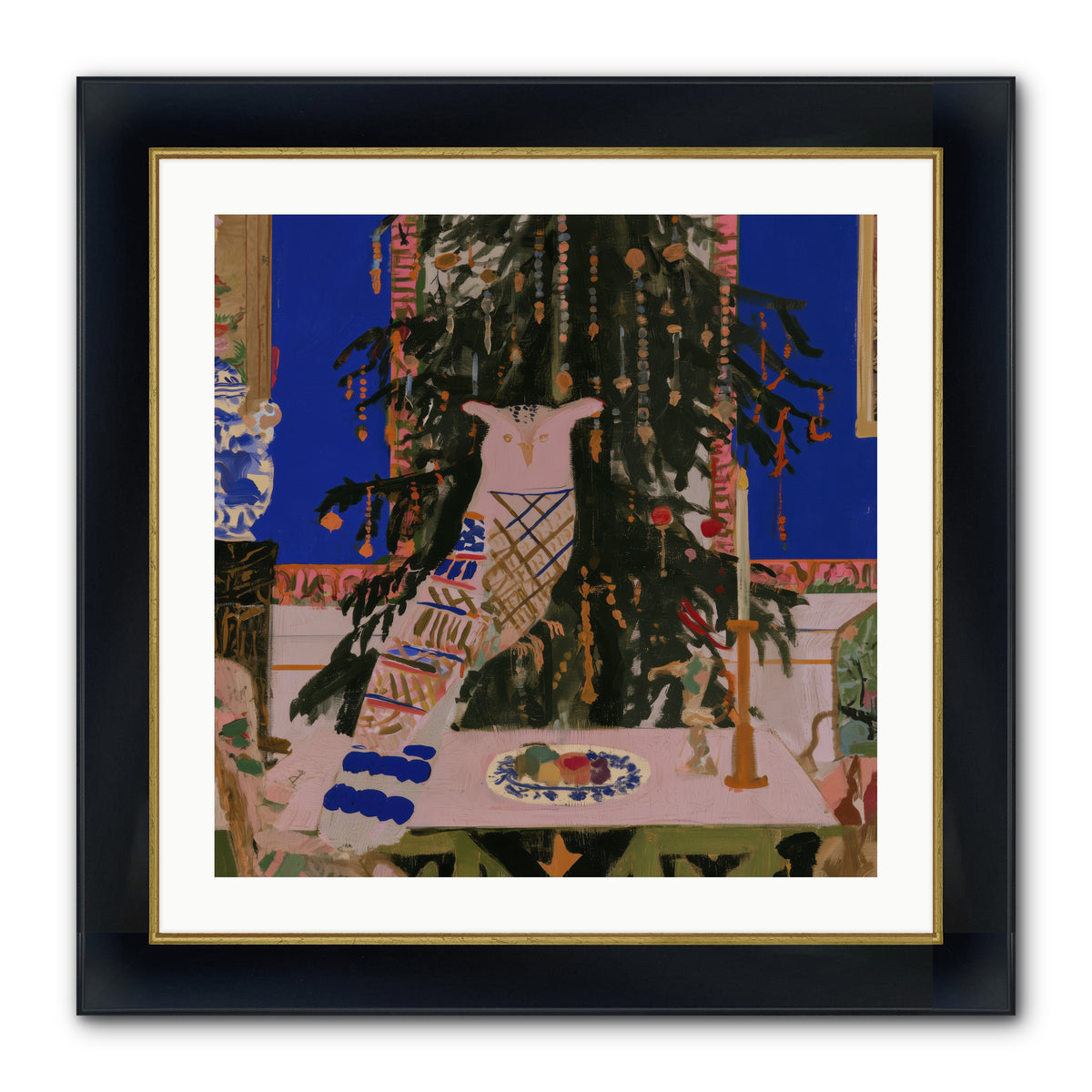 The Owl’s Winter Letter — The-Owl’s-Winter-Letter-24x24-Framed-Print-Wide-Black-w-Gold.jpg