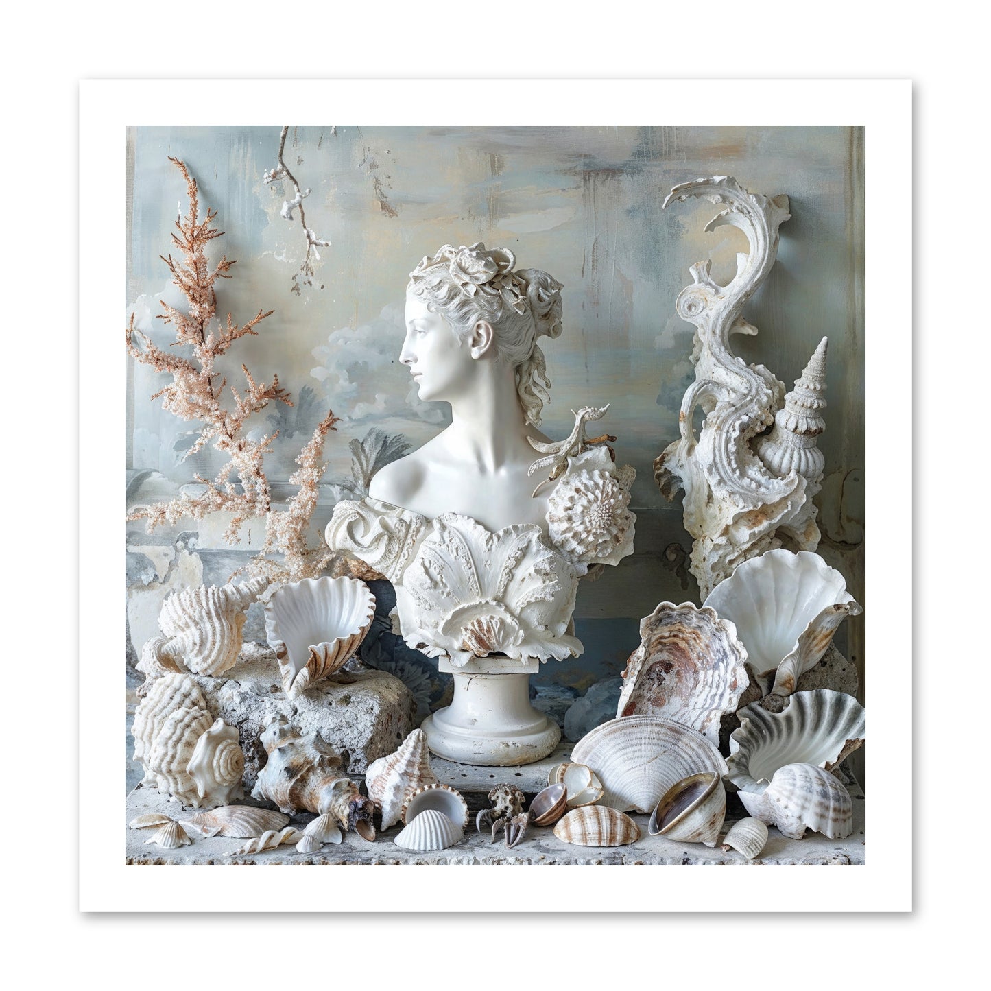 The Oyster's Opera -- Loose Canvas Print 16x16