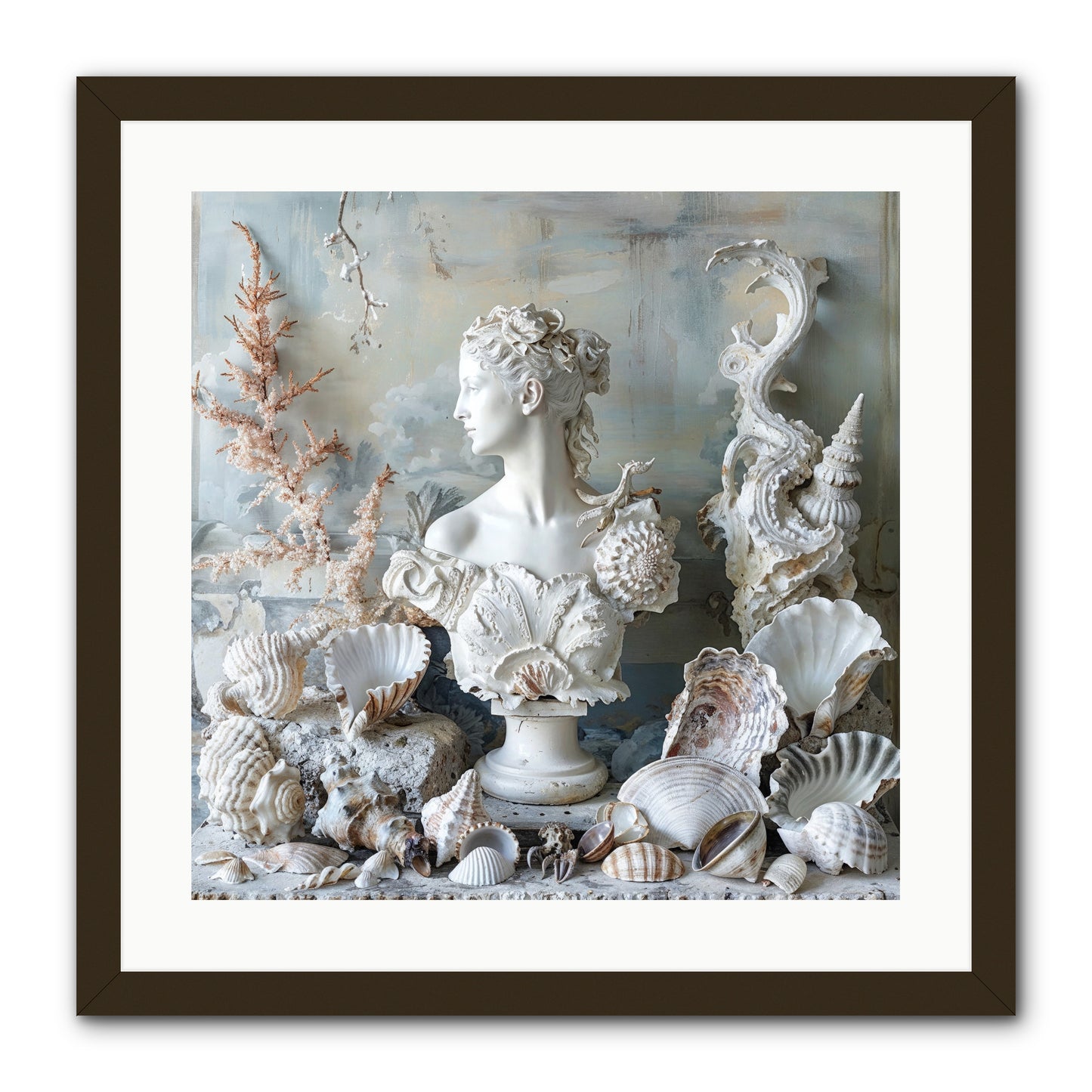 The Oyster's Opera -- Framed Print - Black 20x20