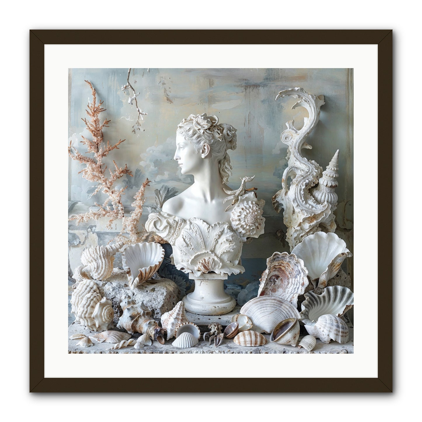 The Oyster's Opera -- Framed Print - Black 24x24