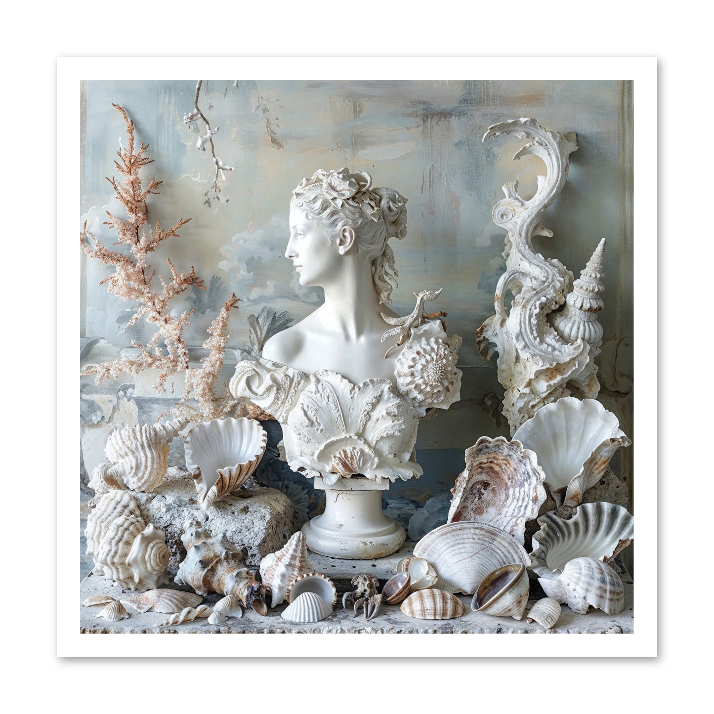 The Oyster's Opera -- Loose Canvas Print 24x24