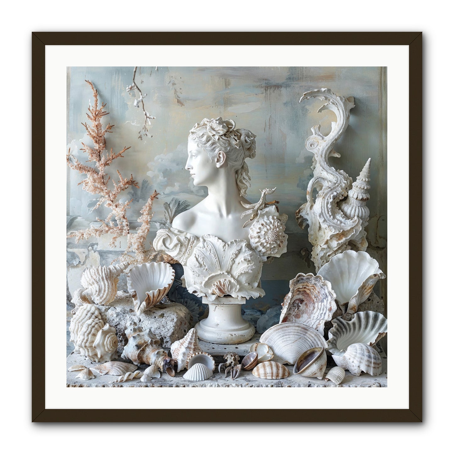 The Oyster's Opera -- Framed Print - Black 30x30
