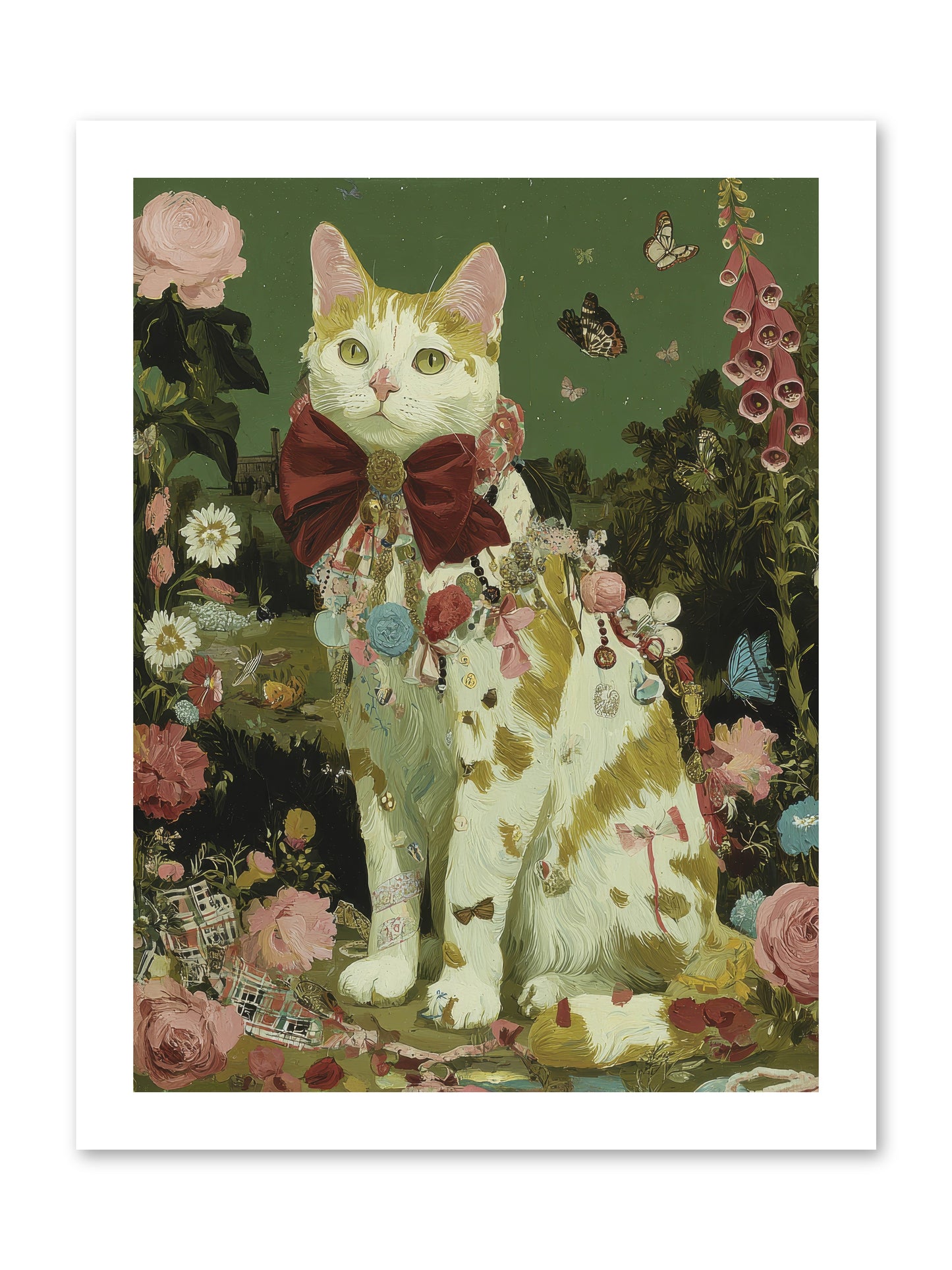 The Painted Path -- Loose Canvas Print 12x16
