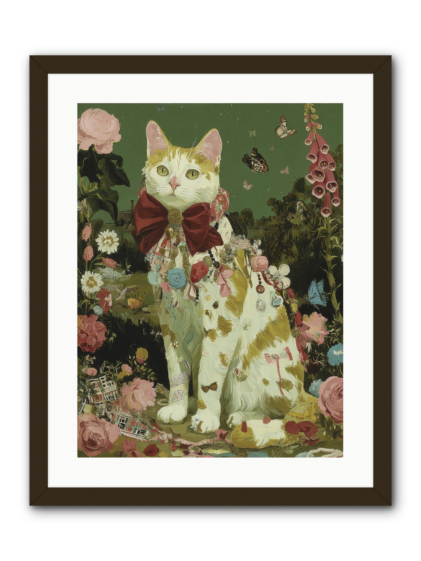 The Painted Path -- Framed Print - Black 18x24