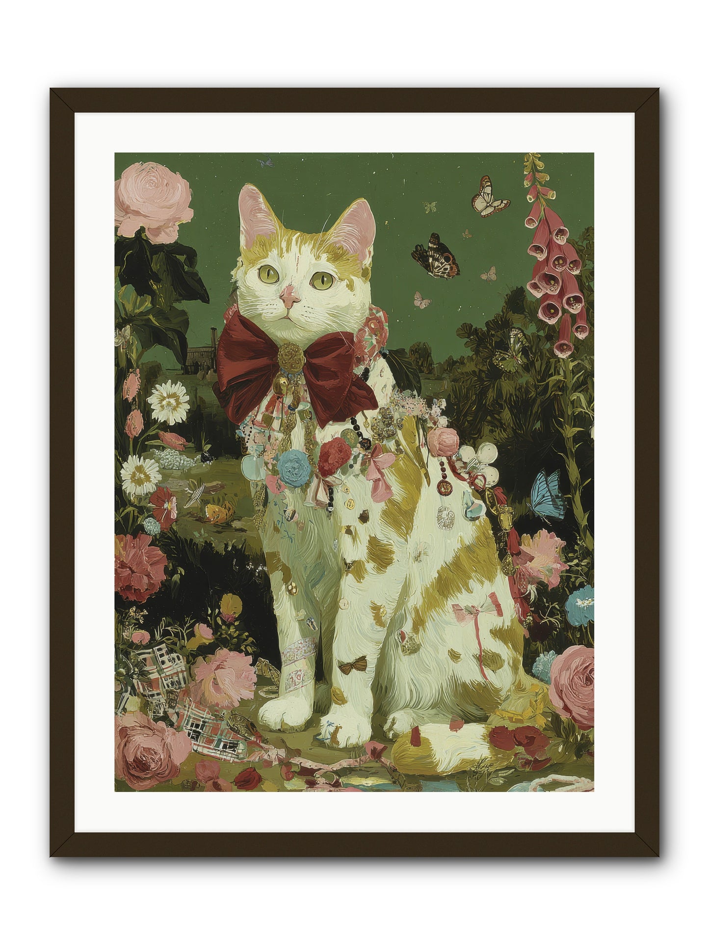 The Painted Path -- Framed Print - Black 24x32