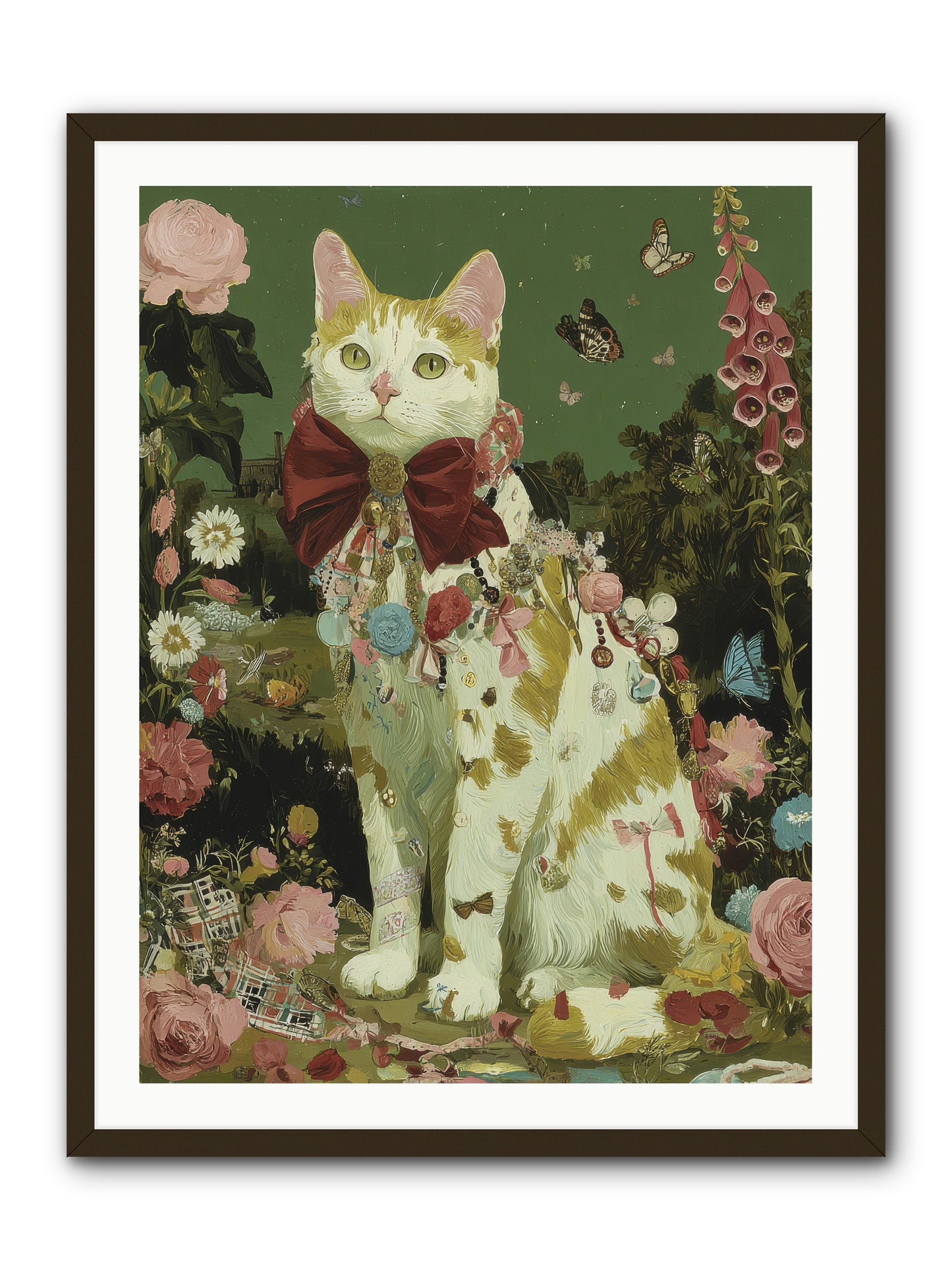 The Painted Path -- Framed Print - Black 30x40
