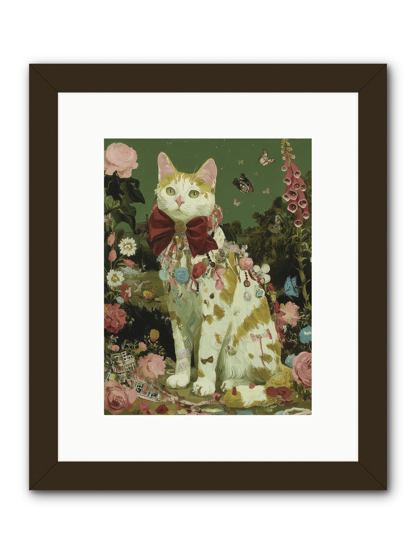 The Painted Path -- Framed Print - Black 9x12