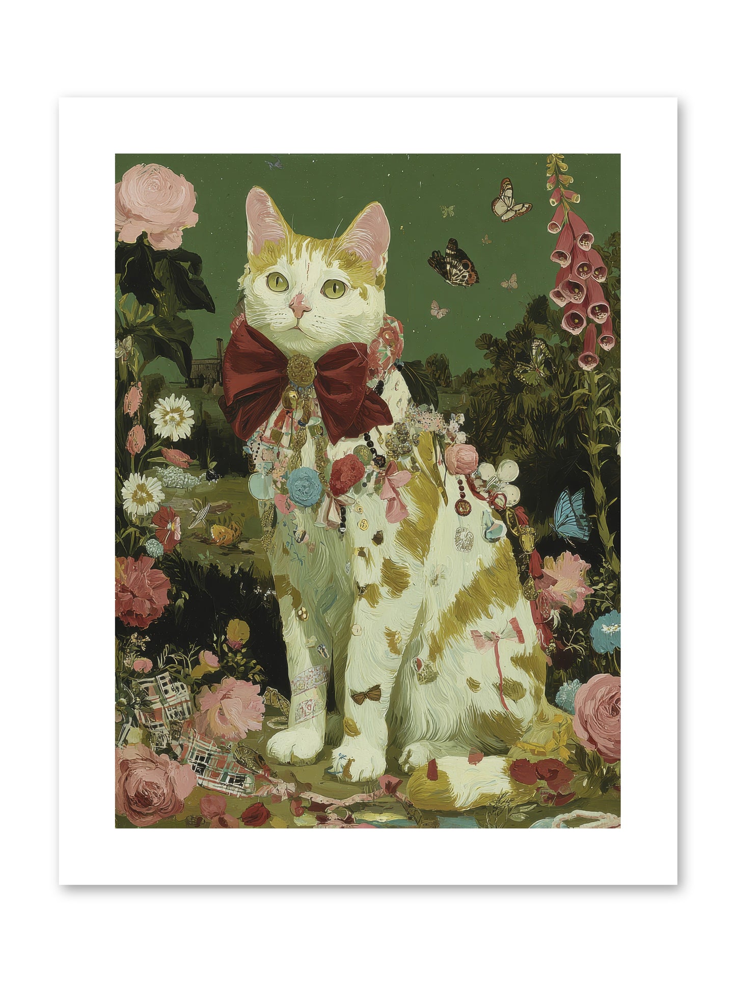 The Painted Path -- Loose Canvas Print 9x12