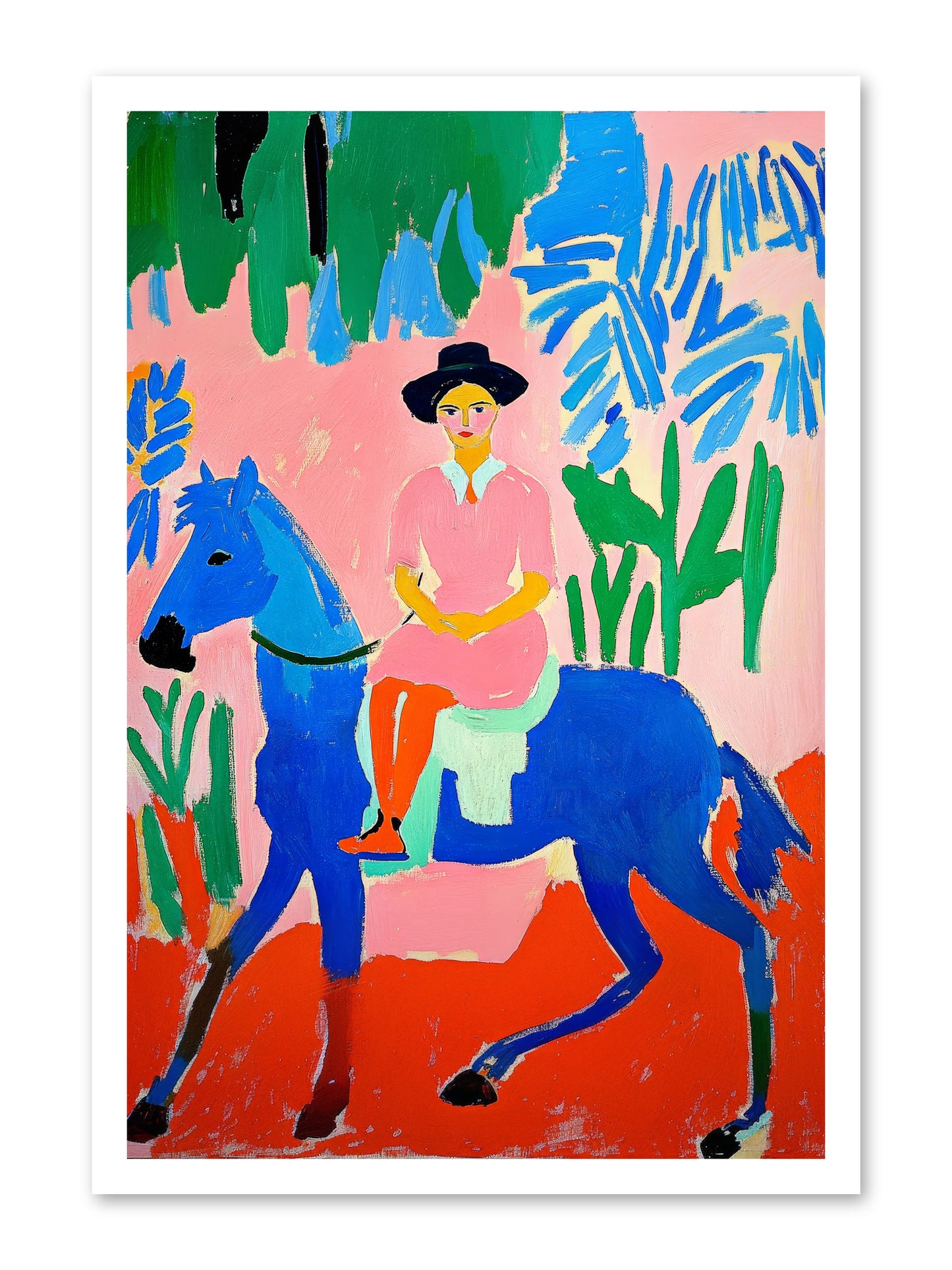The Painted Road -- Loose Canvas Print 20x30