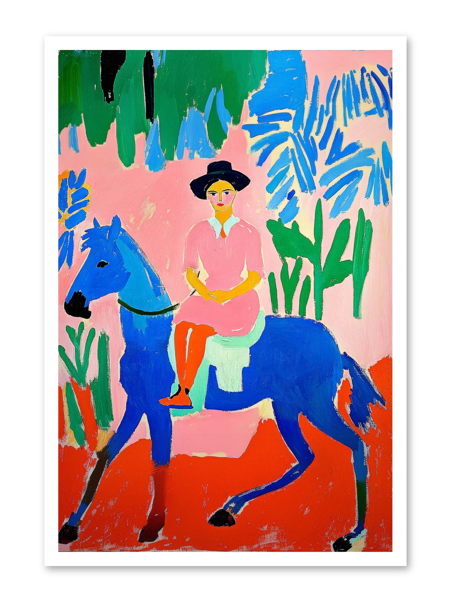 The Painted Road -- Loose Canvas Print 24x36