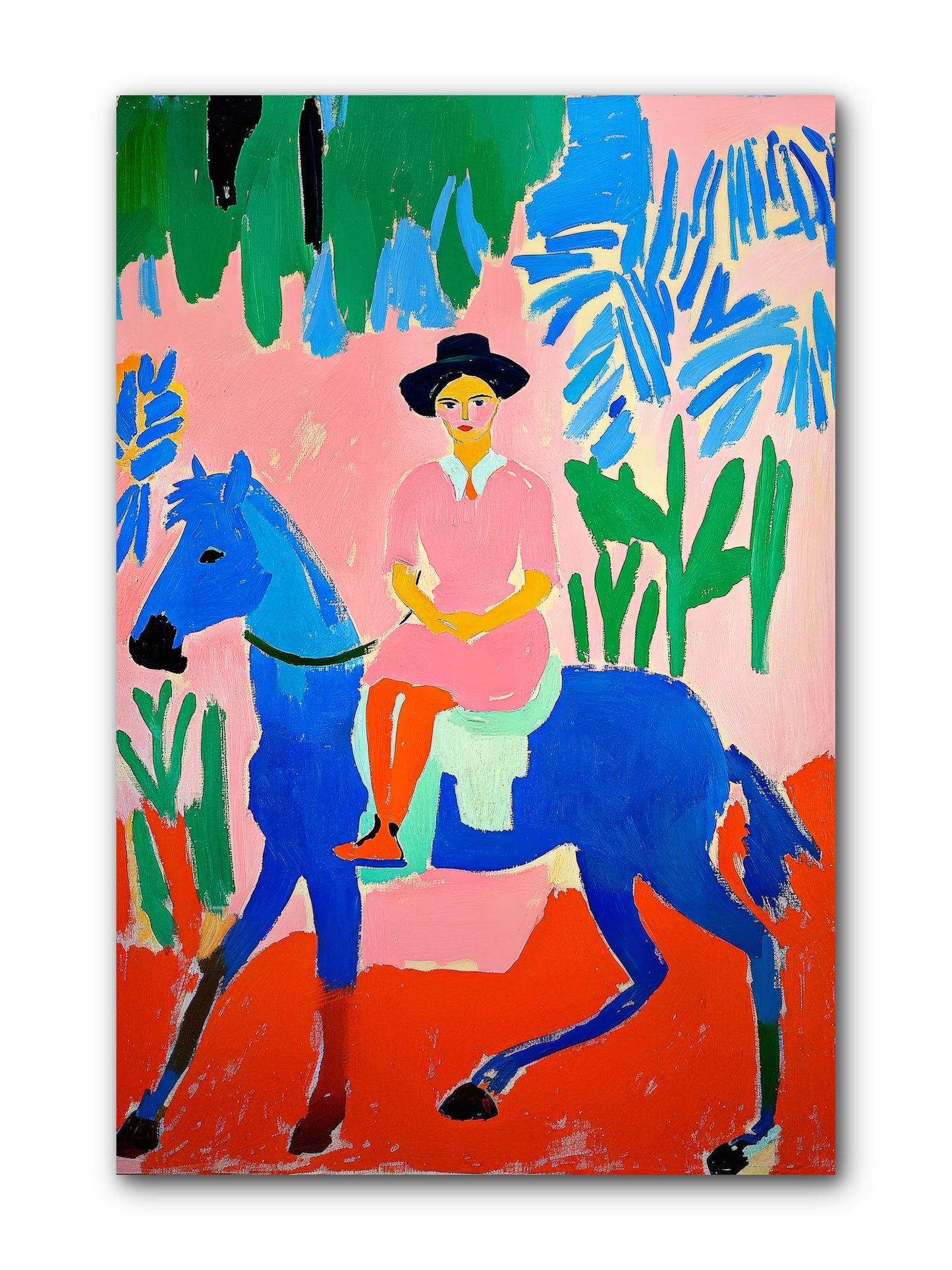 The Painted Road -- Wrapped Canvas 8x12
