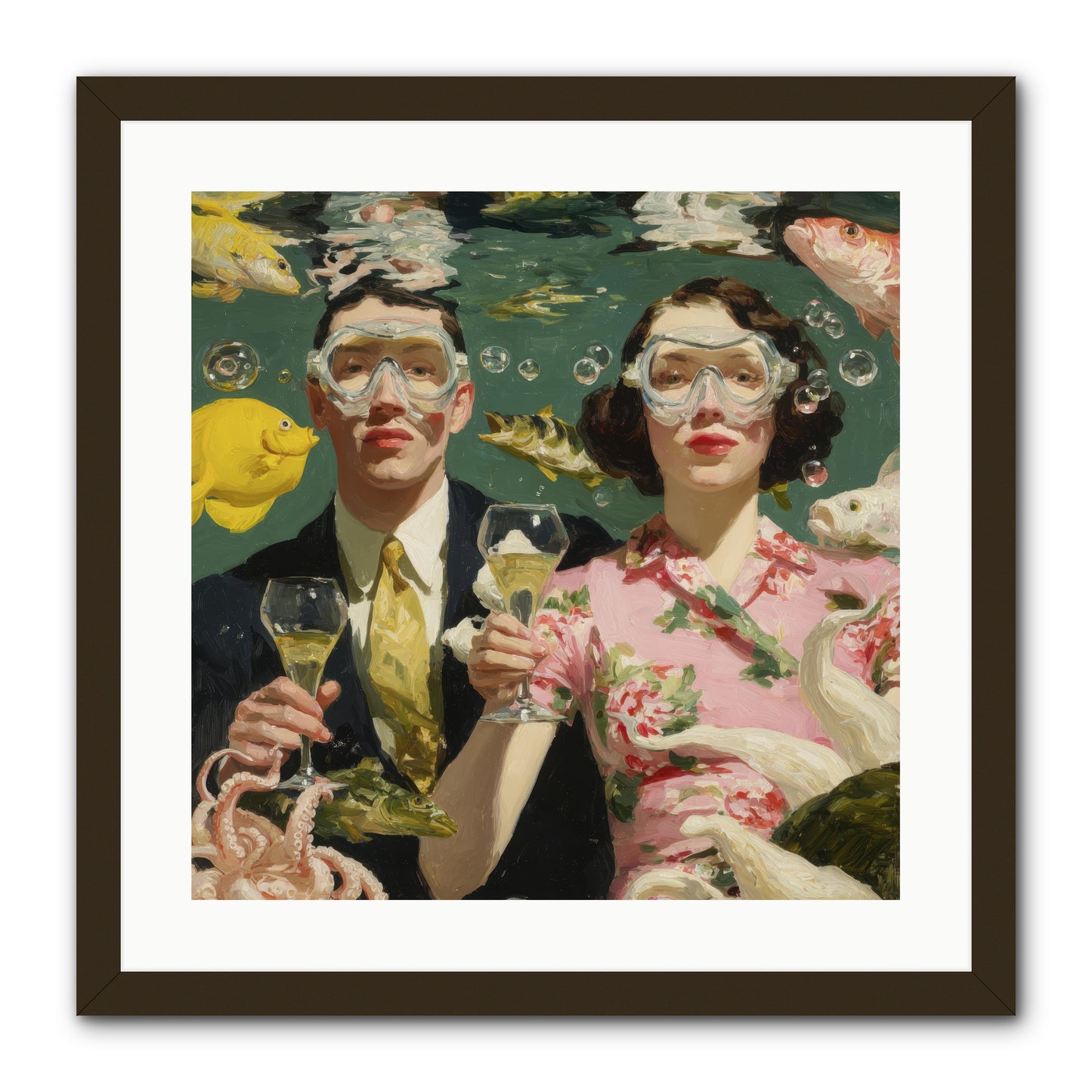 The Pale Velvet Passport -- Framed Print - Black 20x20