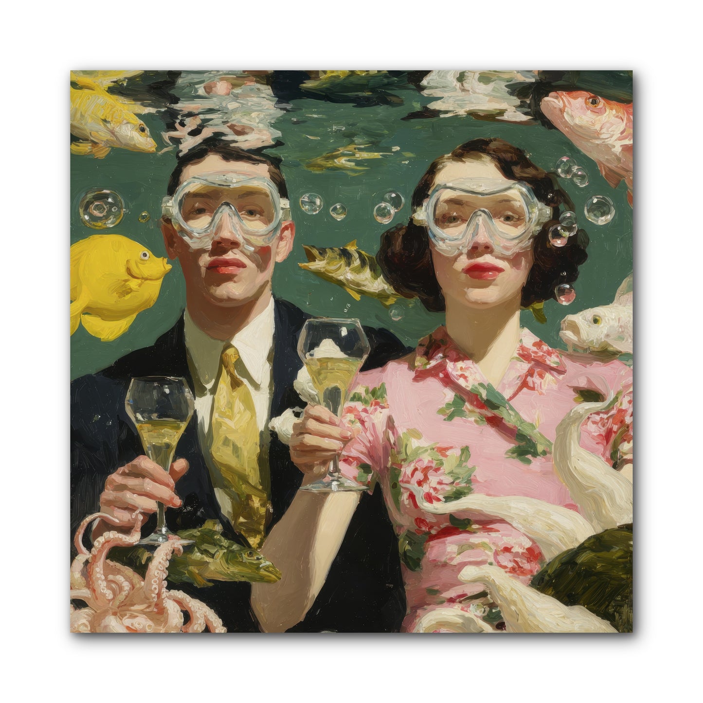The Pale Velvet Passport -- Wrapped Canvas 10x10