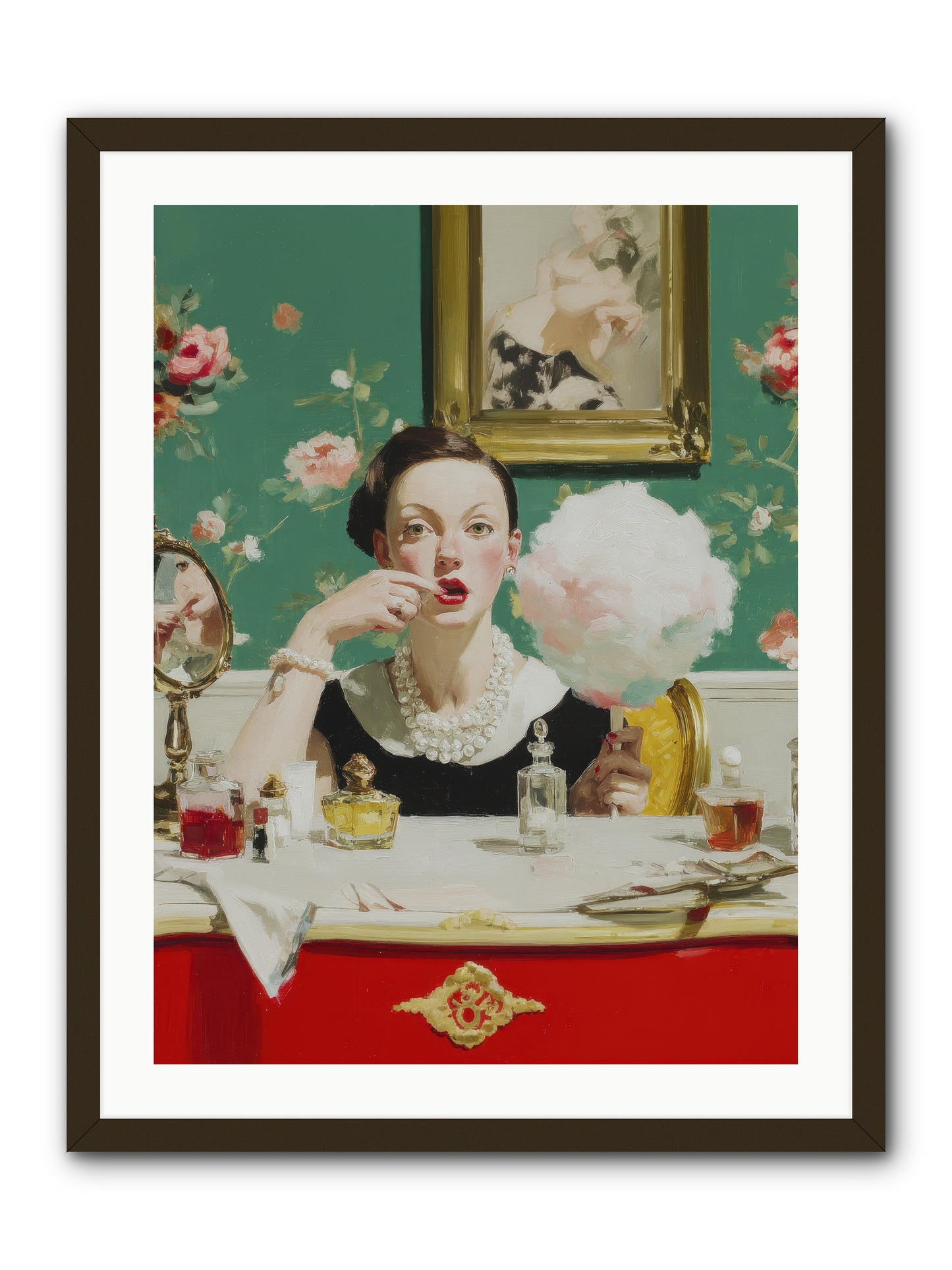 The Parlour of Lost Accessories -- Framed Print - Black 24x32