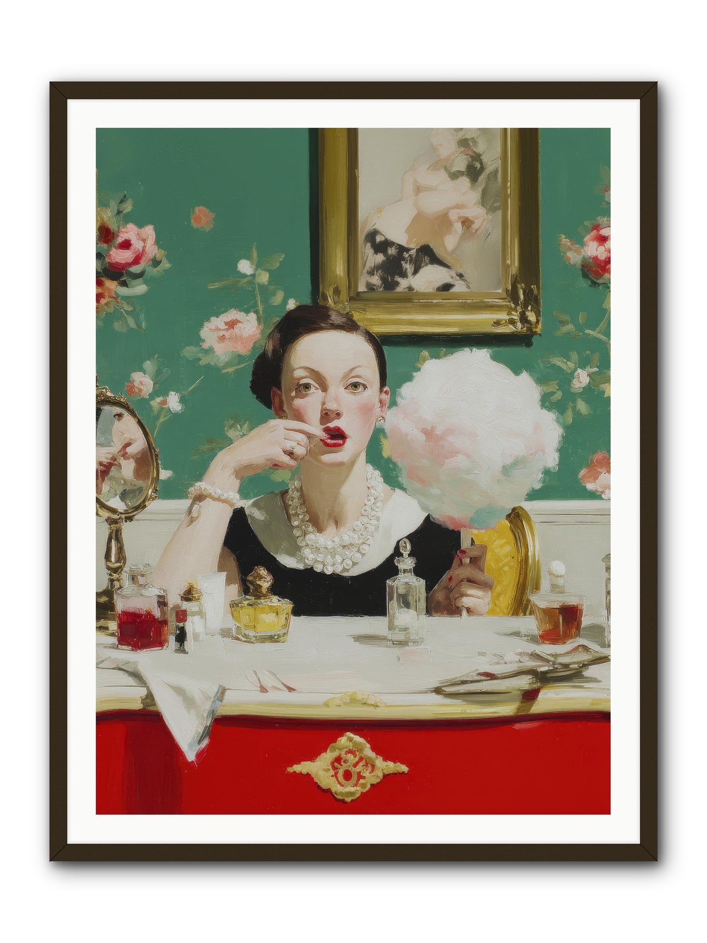 The Parlour of Lost Accessories -- Framed Print - Black 36x48