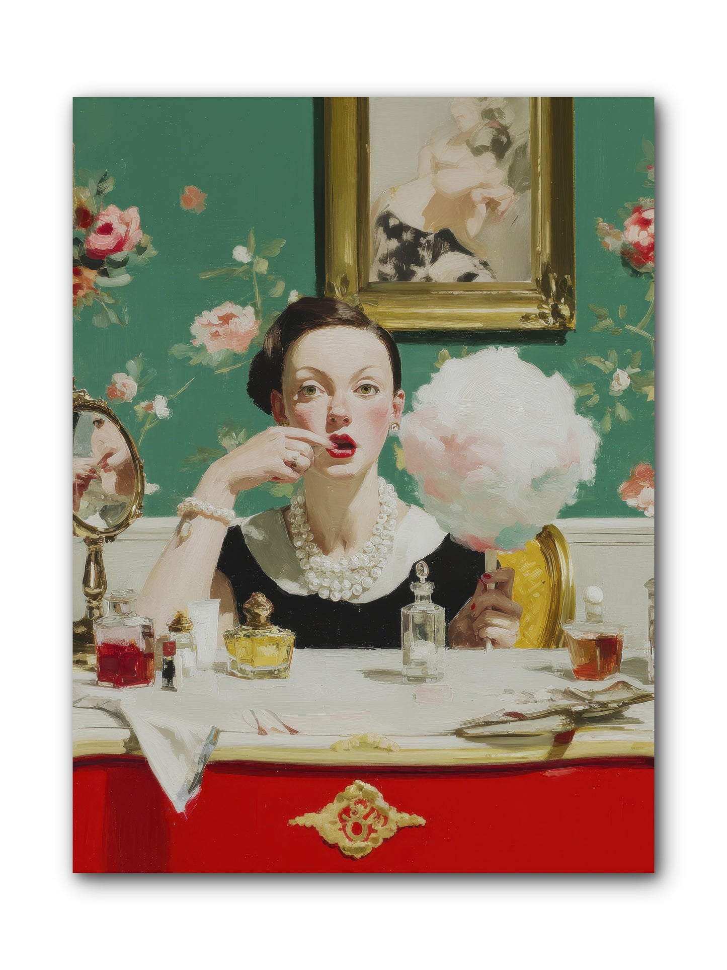 The Parlour of Lost Accessories -- Wrapped Canvas 9x12