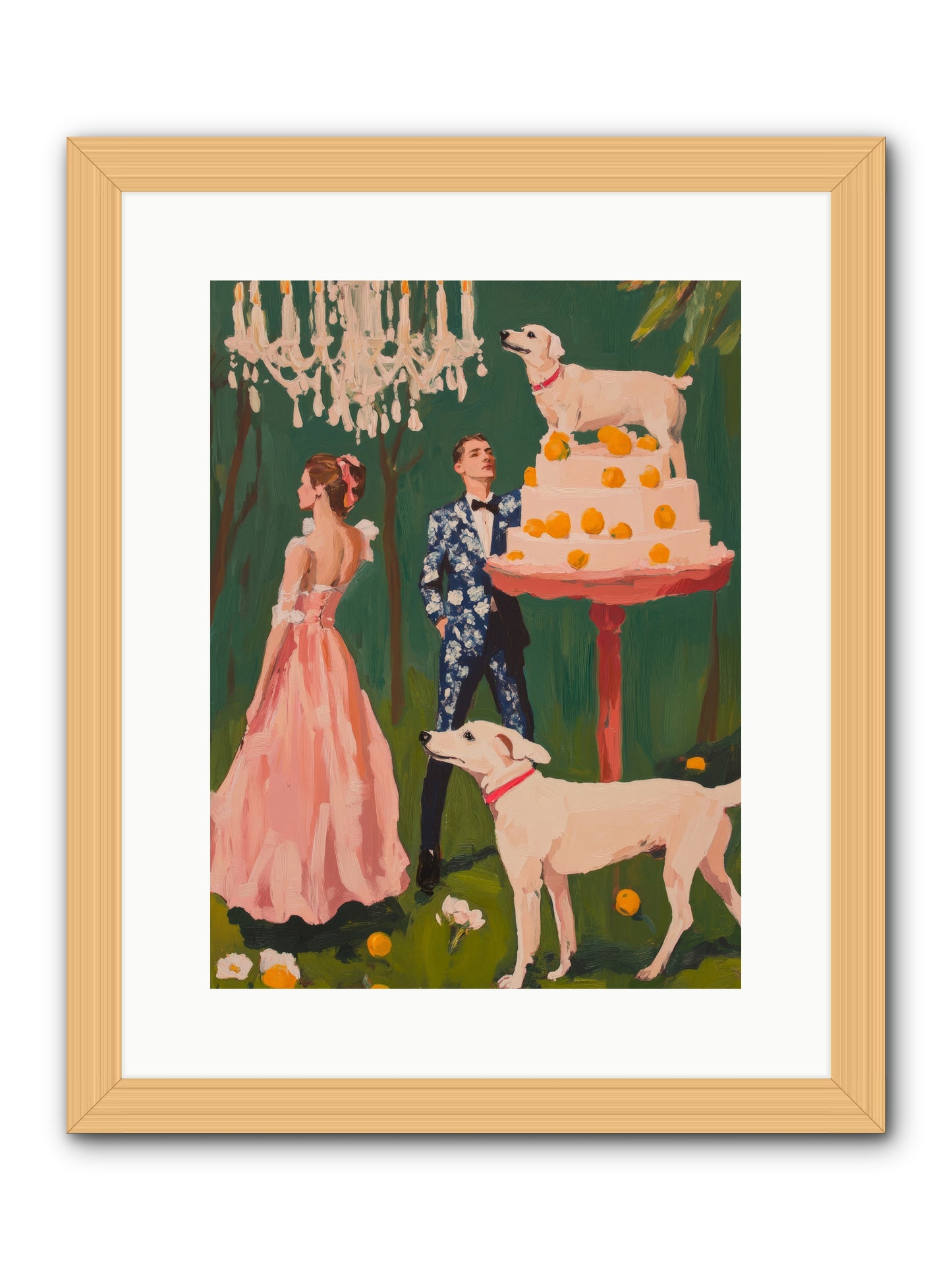 The Pastry BanditRez2 -- Framed Print - Natural 12x16