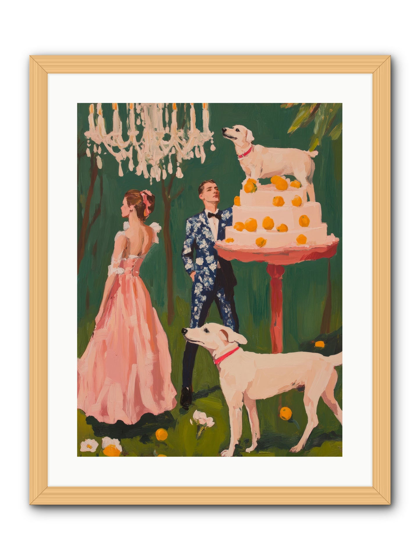 The Pastry BanditRez2 -- Framed Print - Natural 18x24