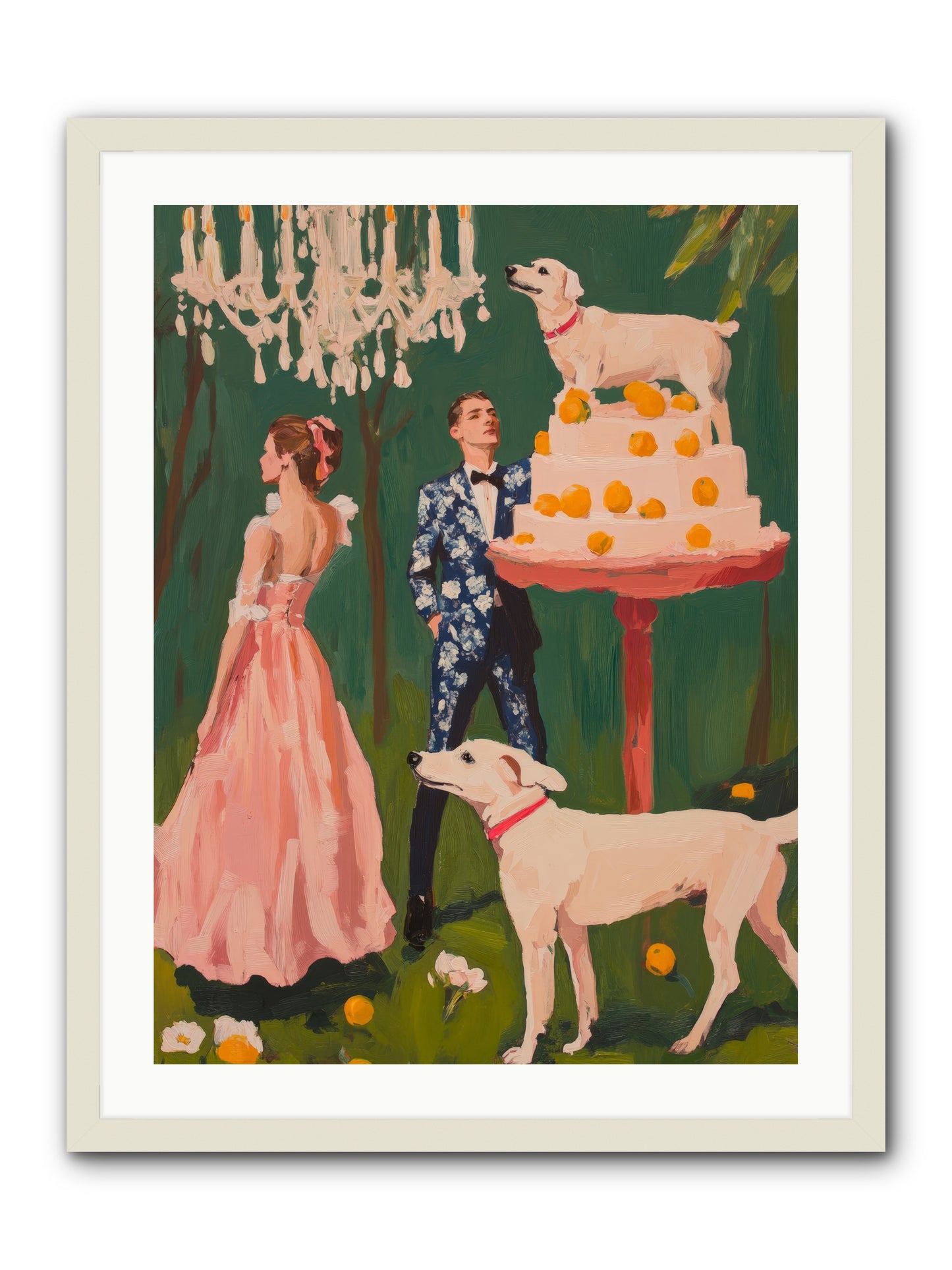 The Pastry BanditRez2 -- Framed Print - White 24x32