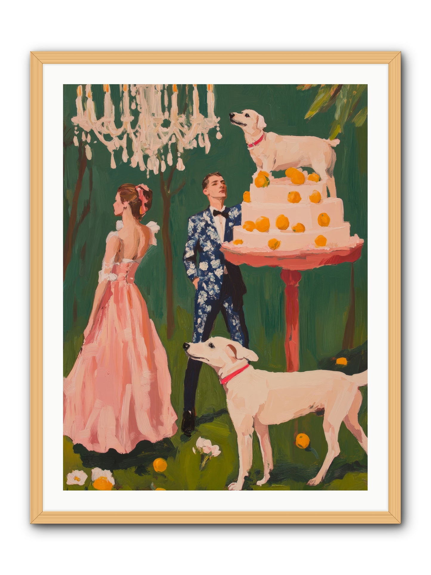 The Pastry BanditRez2 -- Framed Print - Natural 30x40
