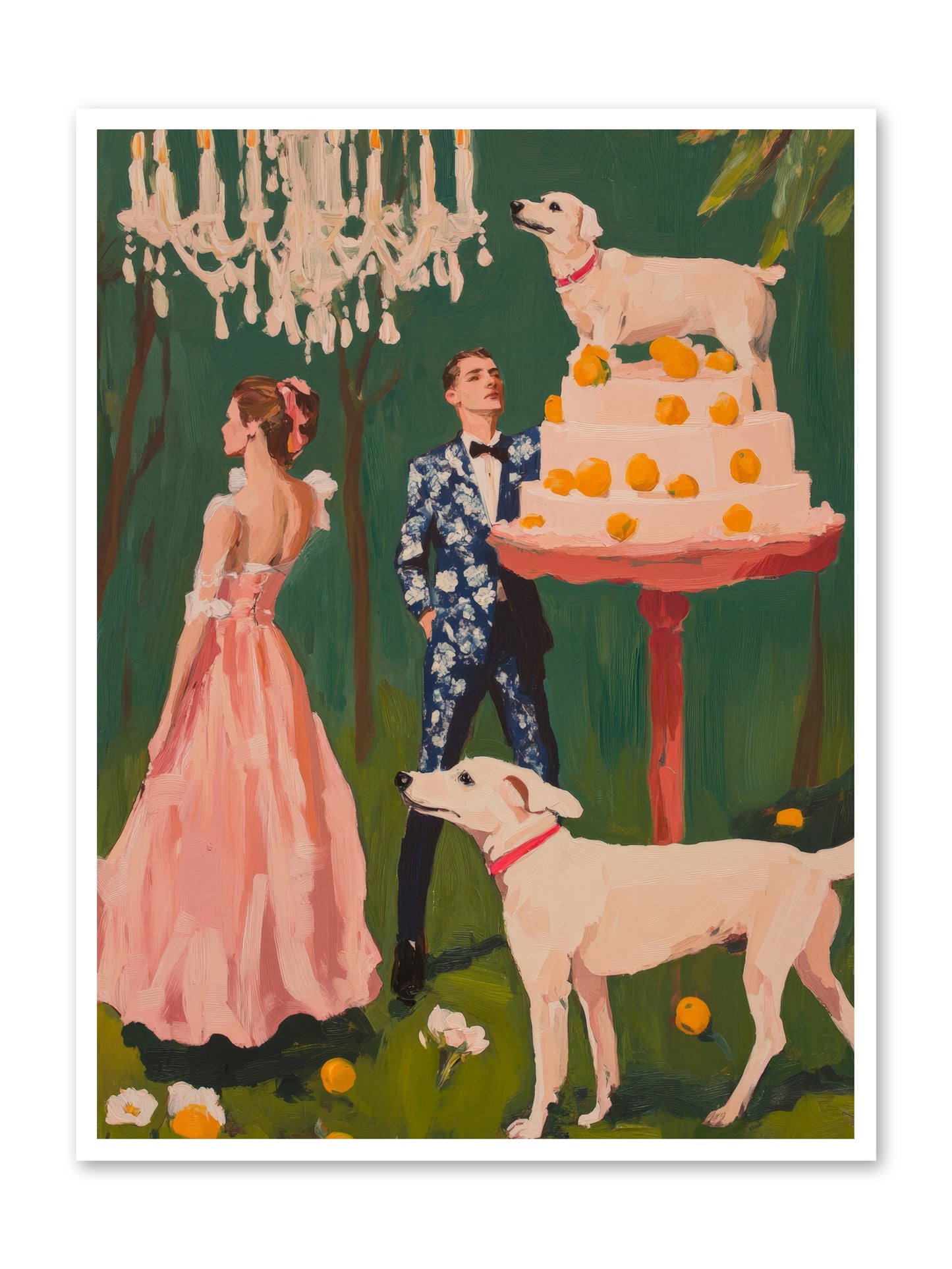 The Pastry BanditRez2 -- Loose Canvas Print 36x48