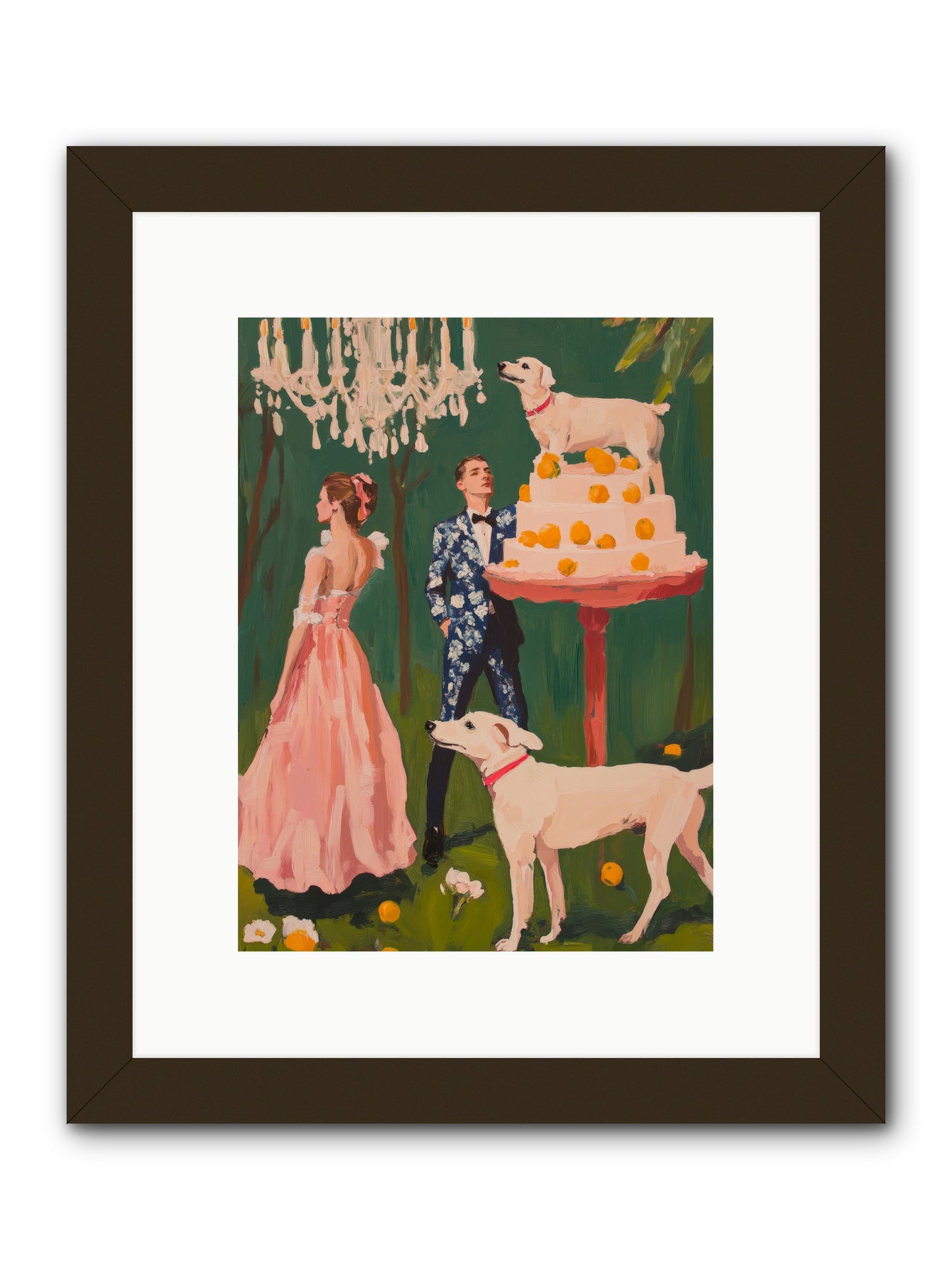 The Pastry BanditRez2 -- Framed Print - Black 9x12