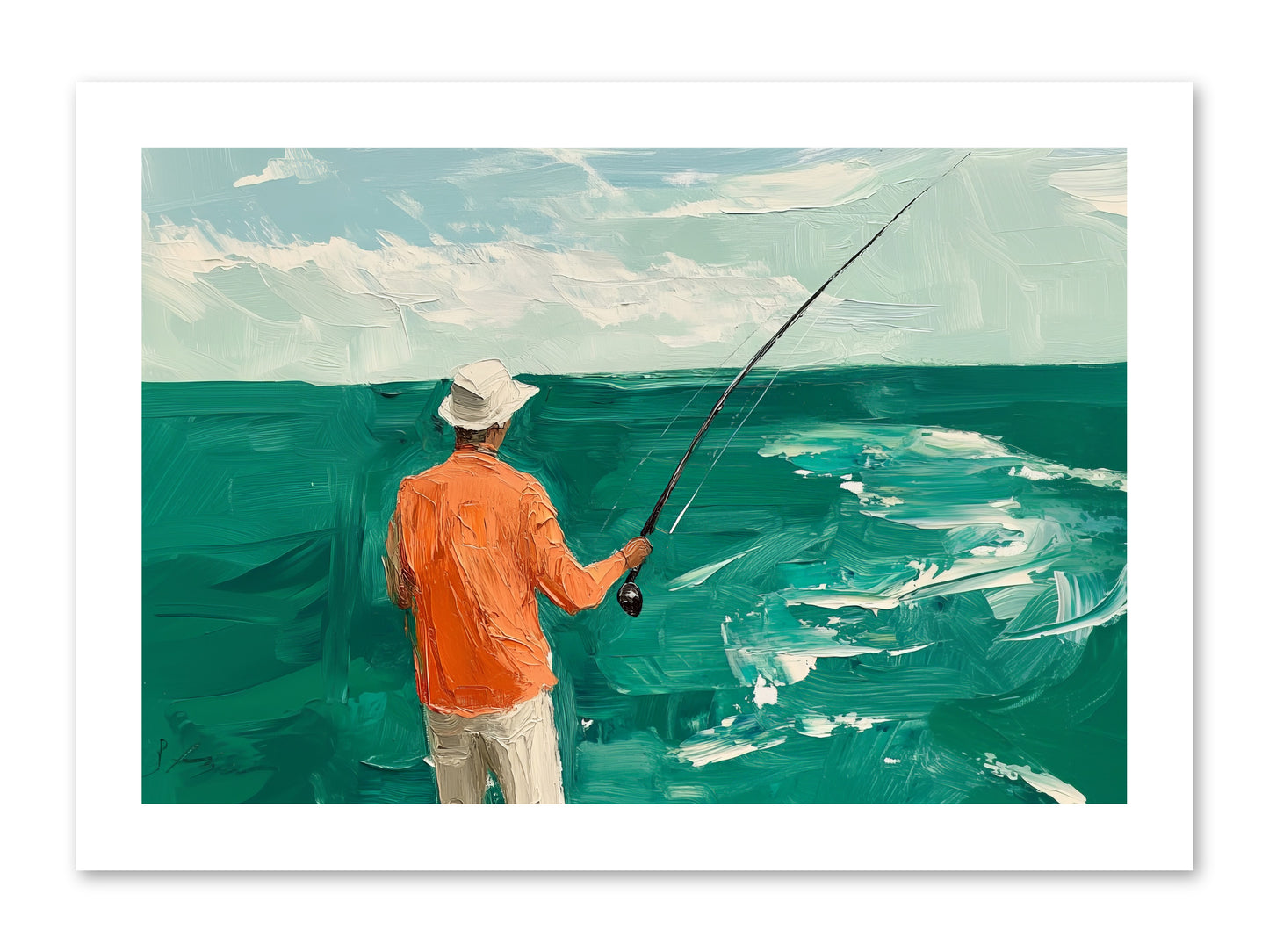 The Patient Hour -- Loose Canvas Print 15x10
